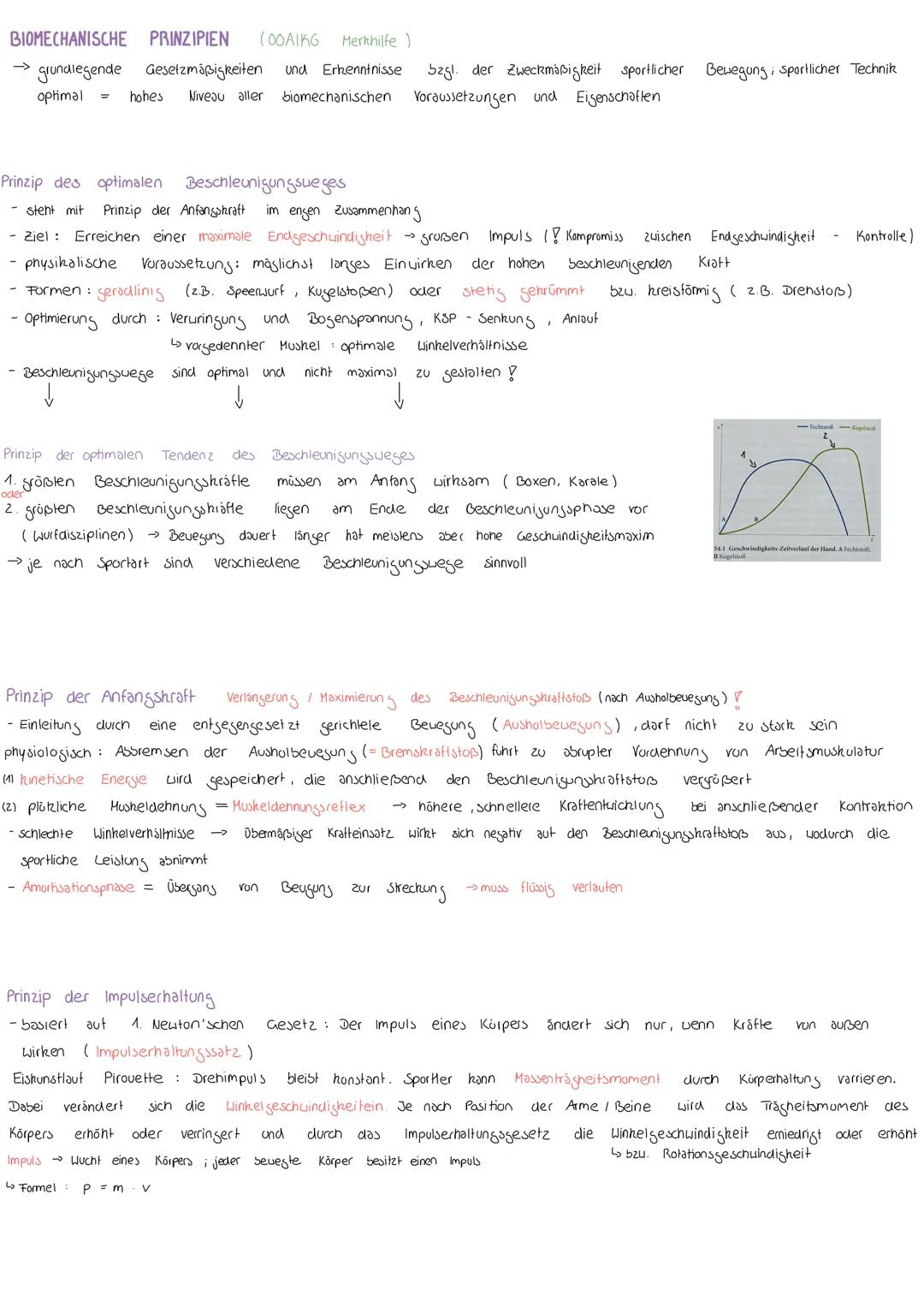 # ALLGEMEINE BIOMECHANISCHE GRUNDLAGEN : KINEMATIK / DYNAMIK
**Biomechanik**
- die Wissenschaft, die mit den Begriffen, Methoden und Gesetz
