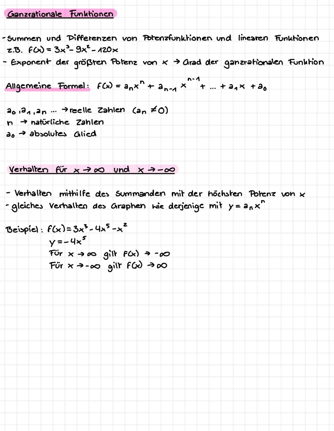 Funktionen
Funktion: - eindeutige Zuordnungen
- 4 x-Werte können nur jeweils 1 y-Wert haben
- f, g, h... sind Bezeichnungen für eine Funktio