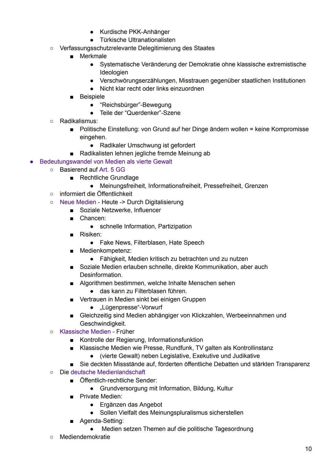 Politische Systeme
Partizipation & zivilgesellschaftliches Engagement ✔
offene Gesellschaft ✔
Herausforderungen an die Demokratie ✔
ziviler