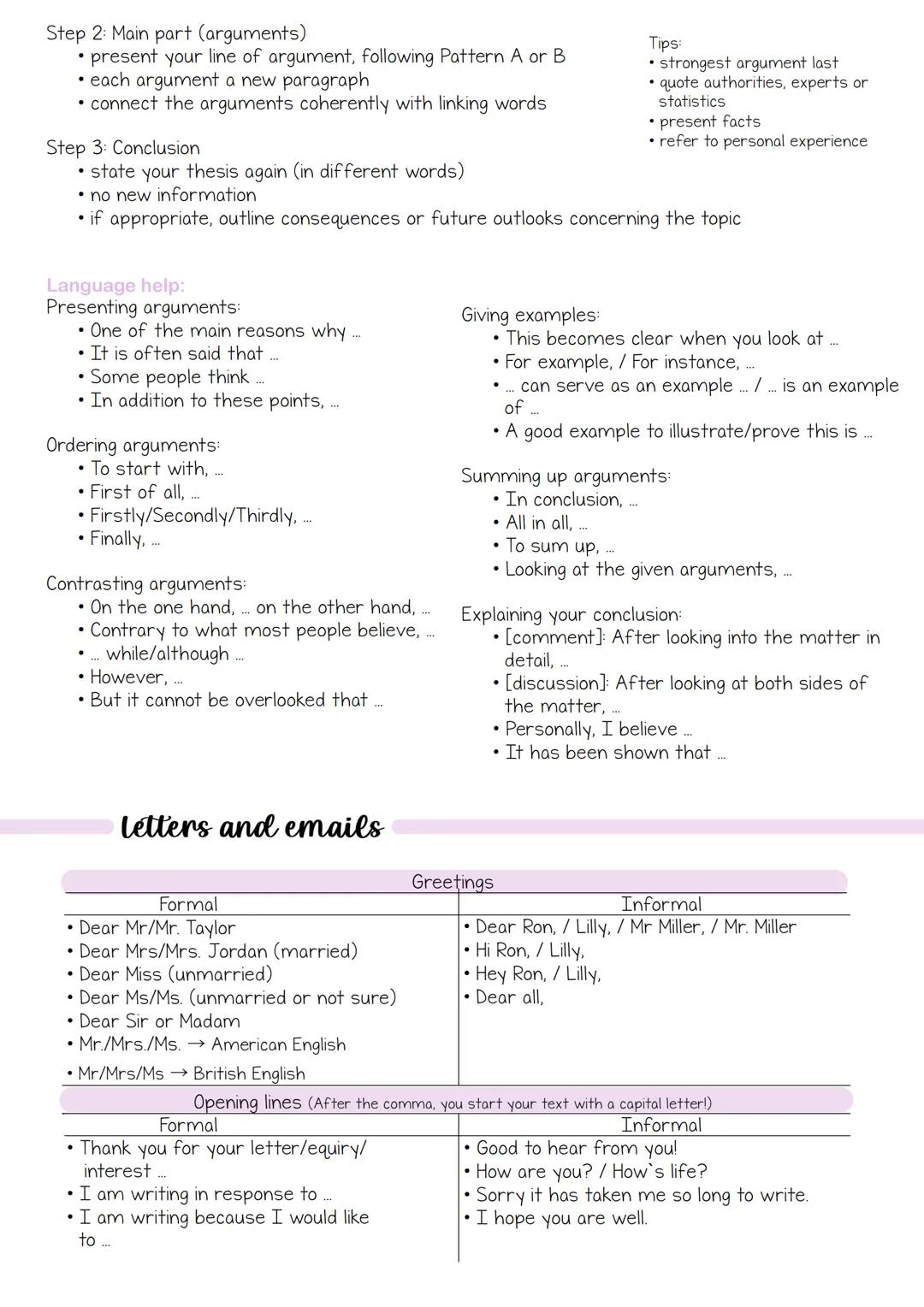 Englisch Abitur SH
2025 text types # Summary and Outline
non-fictional: restate author's main ideas
fictional: retell a story
outlining: ju