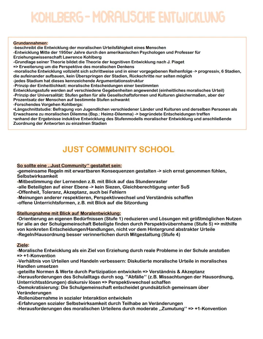 Pädagogik - Abitur
Entwicklung:
-Psychosexuelle Entwicklung - Freud
-Psychosoziale Entwicklung - Erikson
-Kognitive Entwicklung - Piaget
-Mo