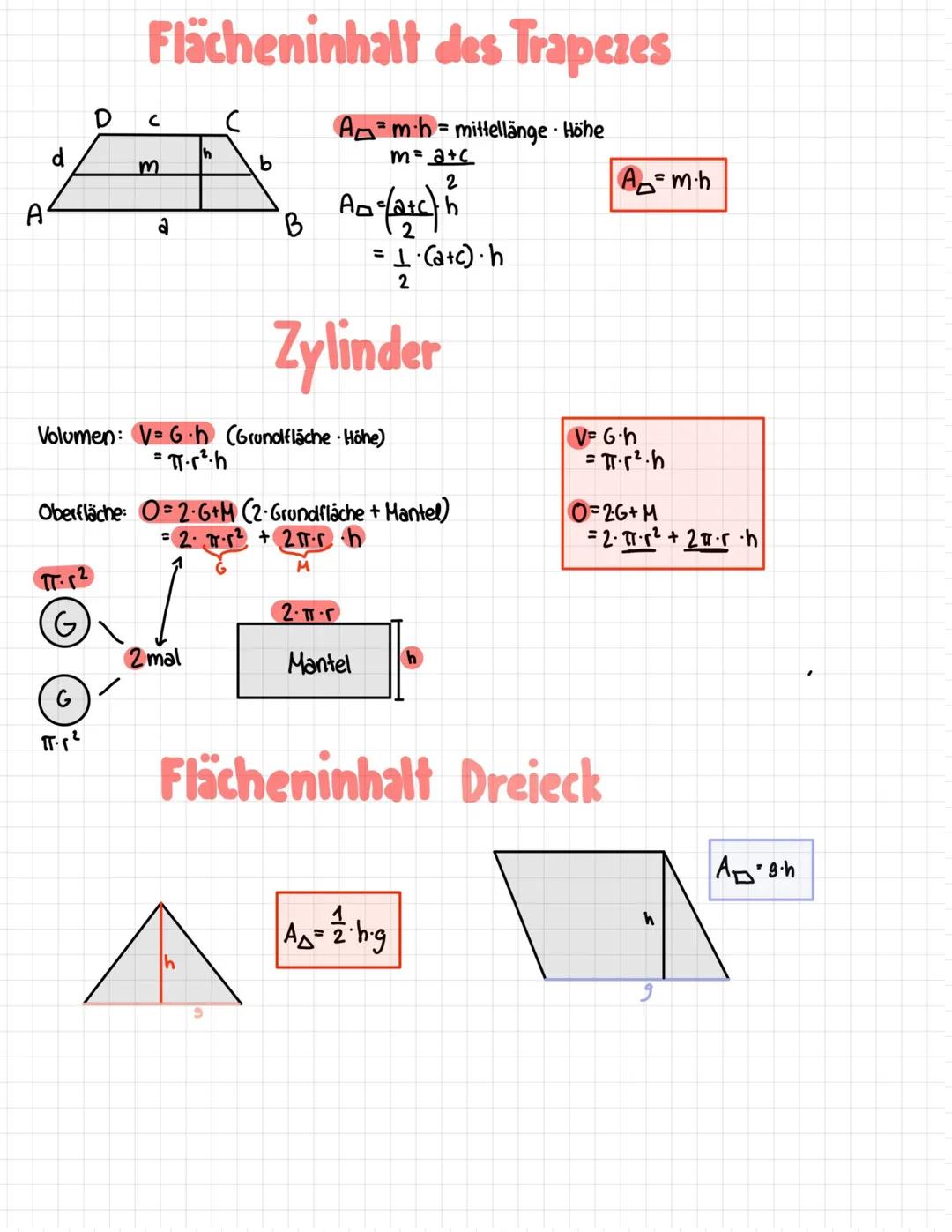 # Algebra
Prozente
- Prozentsatz = Prozentwert / Grundwert ($\frac{(p \cdot w)}{g}$)
- Prozentwert = Prozentsatz * Grundwert ($w = p \cdo