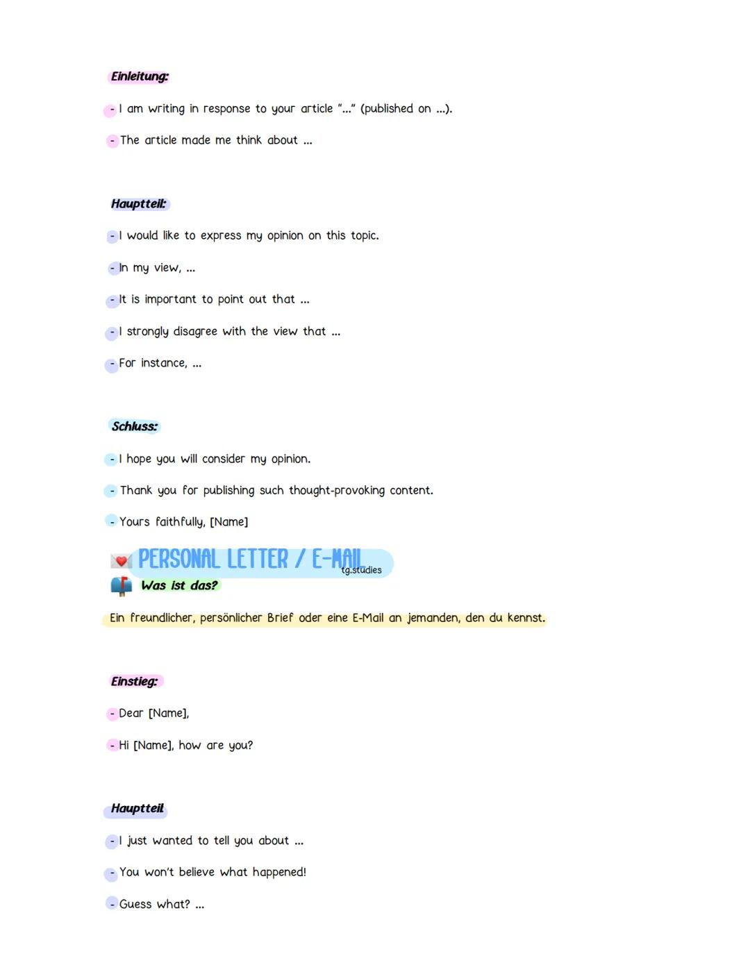 ++COMMENT
Was ist das?
tg.studies
Du gibst deine Meinung zu einer Aussage oder einem Thema ab — meist klar PRO oder CONTRA.
Du brauchst gute