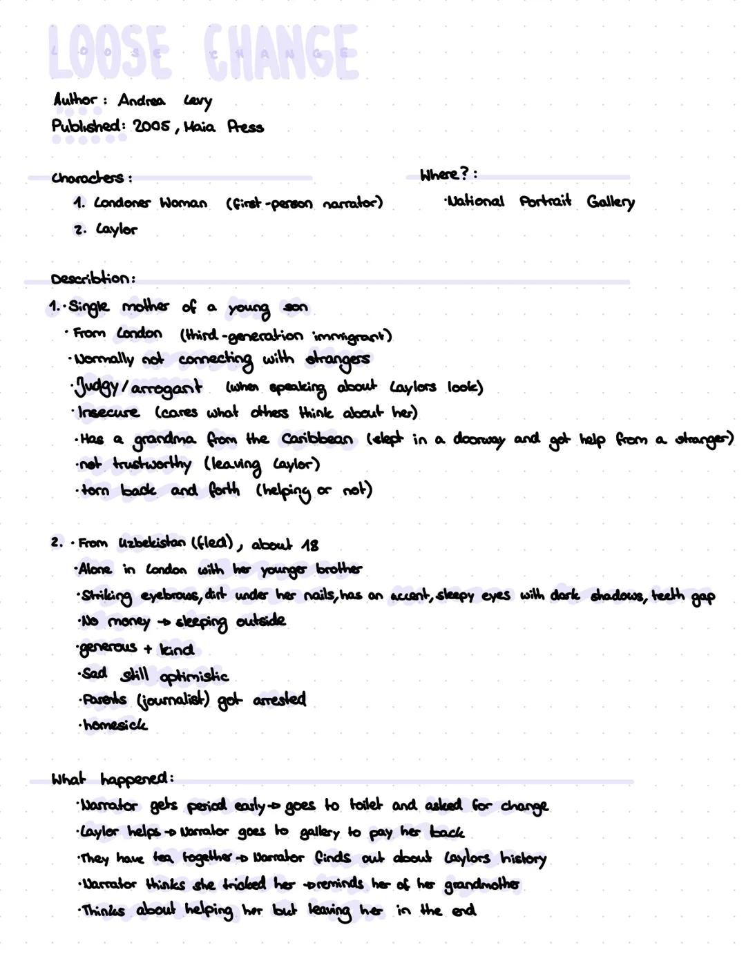 On the move short stories (englisch abitur)