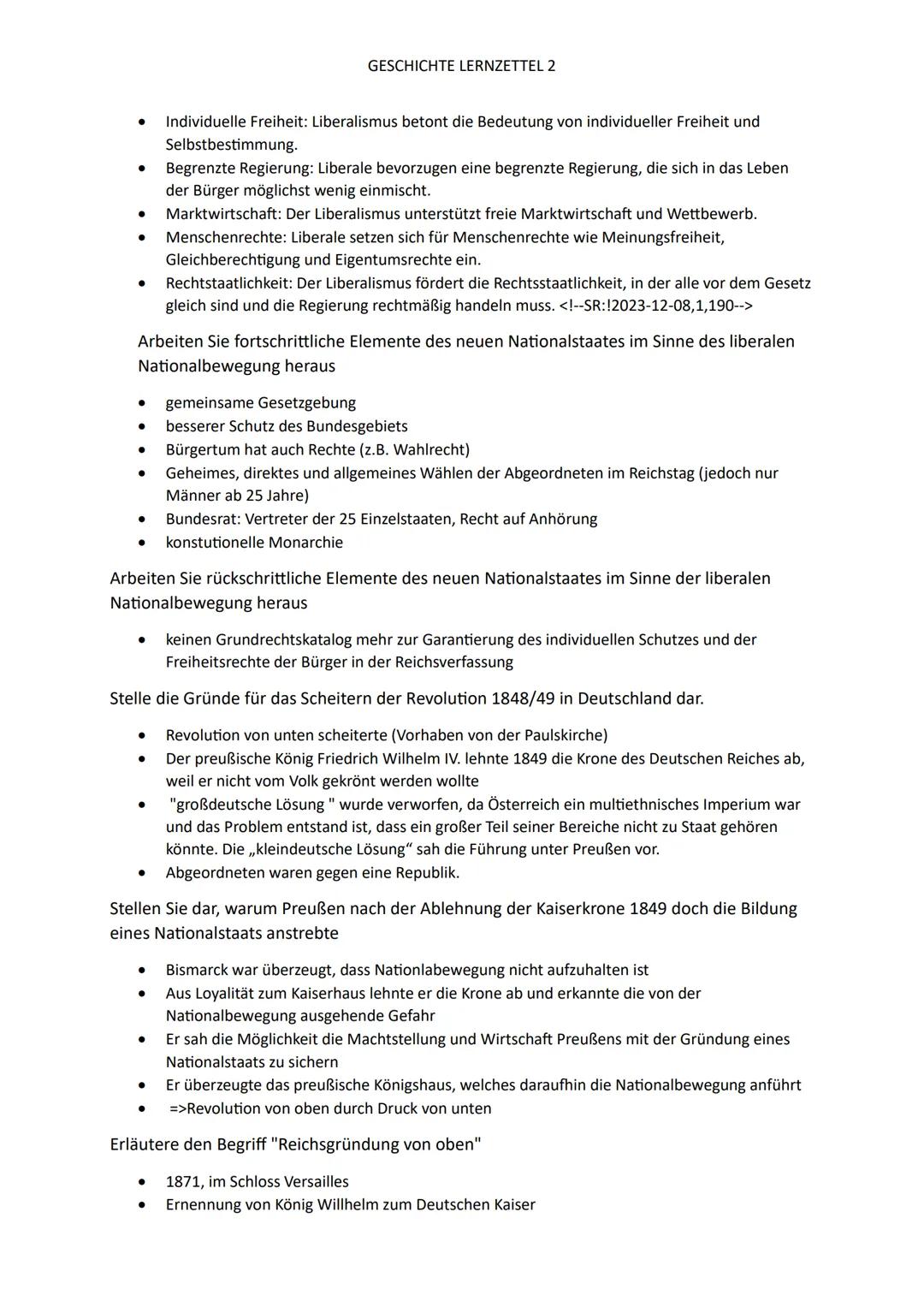 GESCHICHTE LERNZETTEL 2
Modernisierungsprozesse und Industrialisierung
Erläutere den Begriff der Modernisierung
* Positive Veränderungsproze