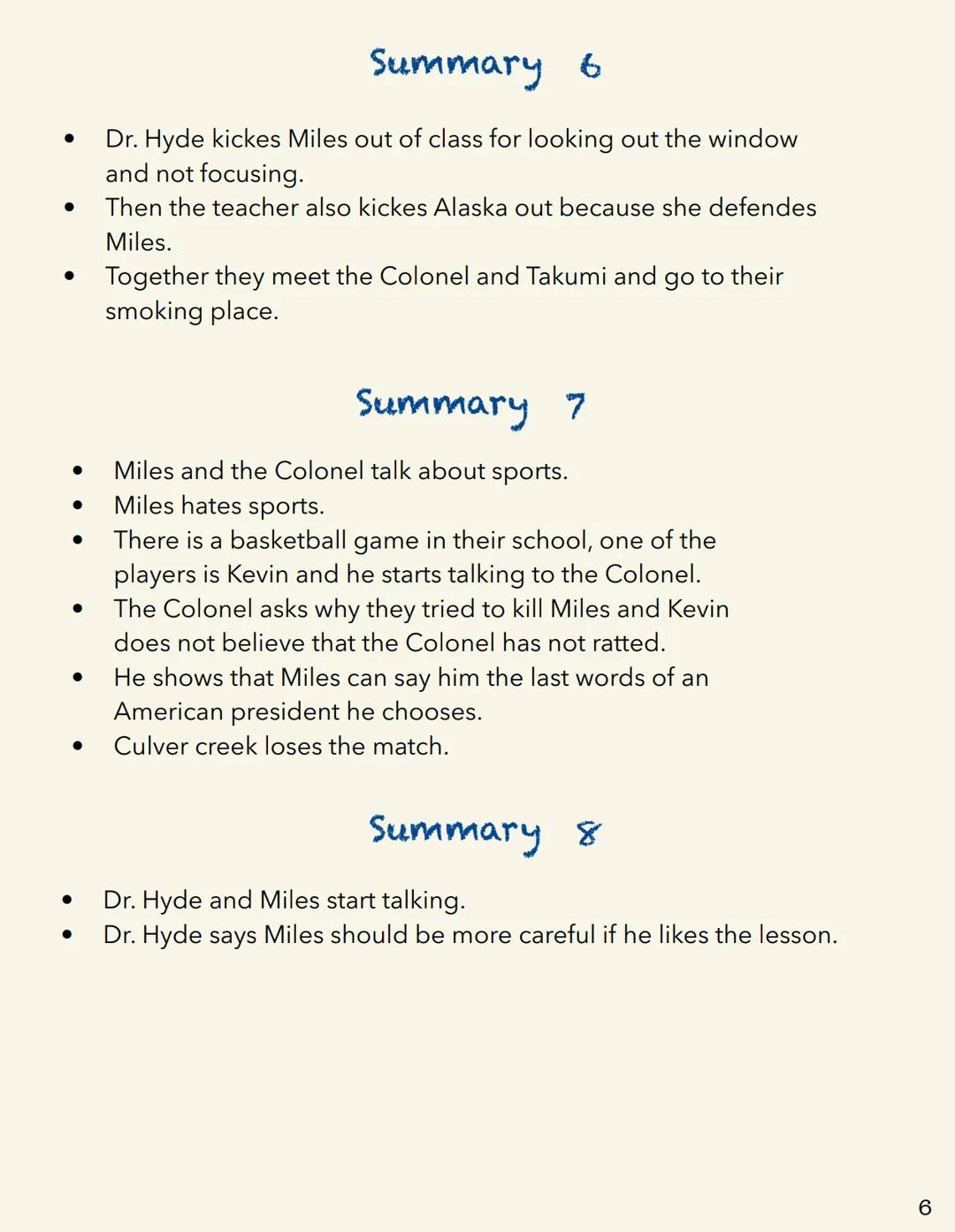 # READING JOURNAL
JOHN GREEN
Looking
for Alaska
Cornelsen
CORNELSEN
SENIOR
ENGLISH
LIBRARY TABLE OF CONTENTS
Chapter
Date
Pages
Chapter