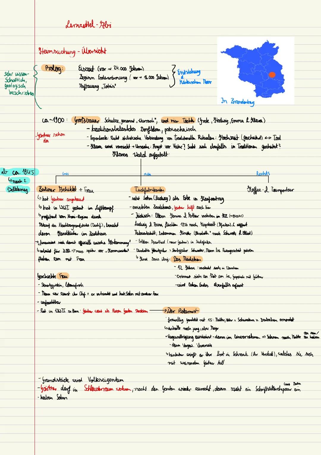 Heimsuchung Zusammenfassung +Teilanalyse