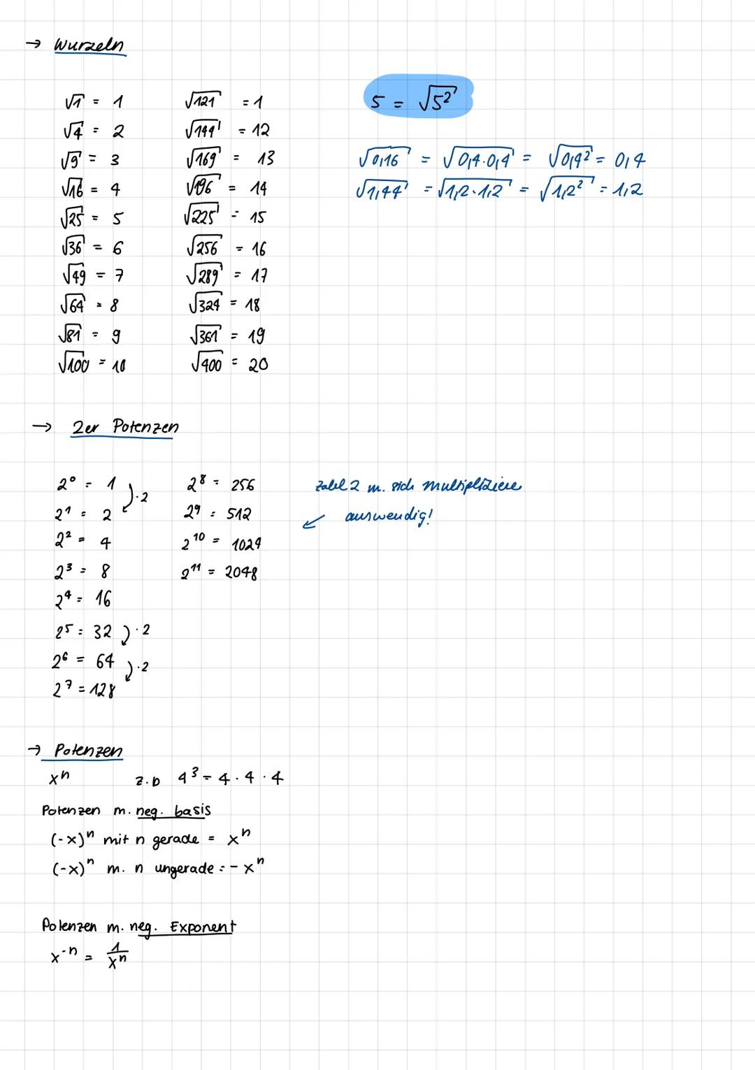 Quanti Basics
→ kleines 1x1 im Schlaf beherrschen
015·017 = 0135 5·7 = 35 u. 2 NKS
300·70 = 21000 3·7 = 21 u. 3 Nullen
→ Schriftlicher Multi
