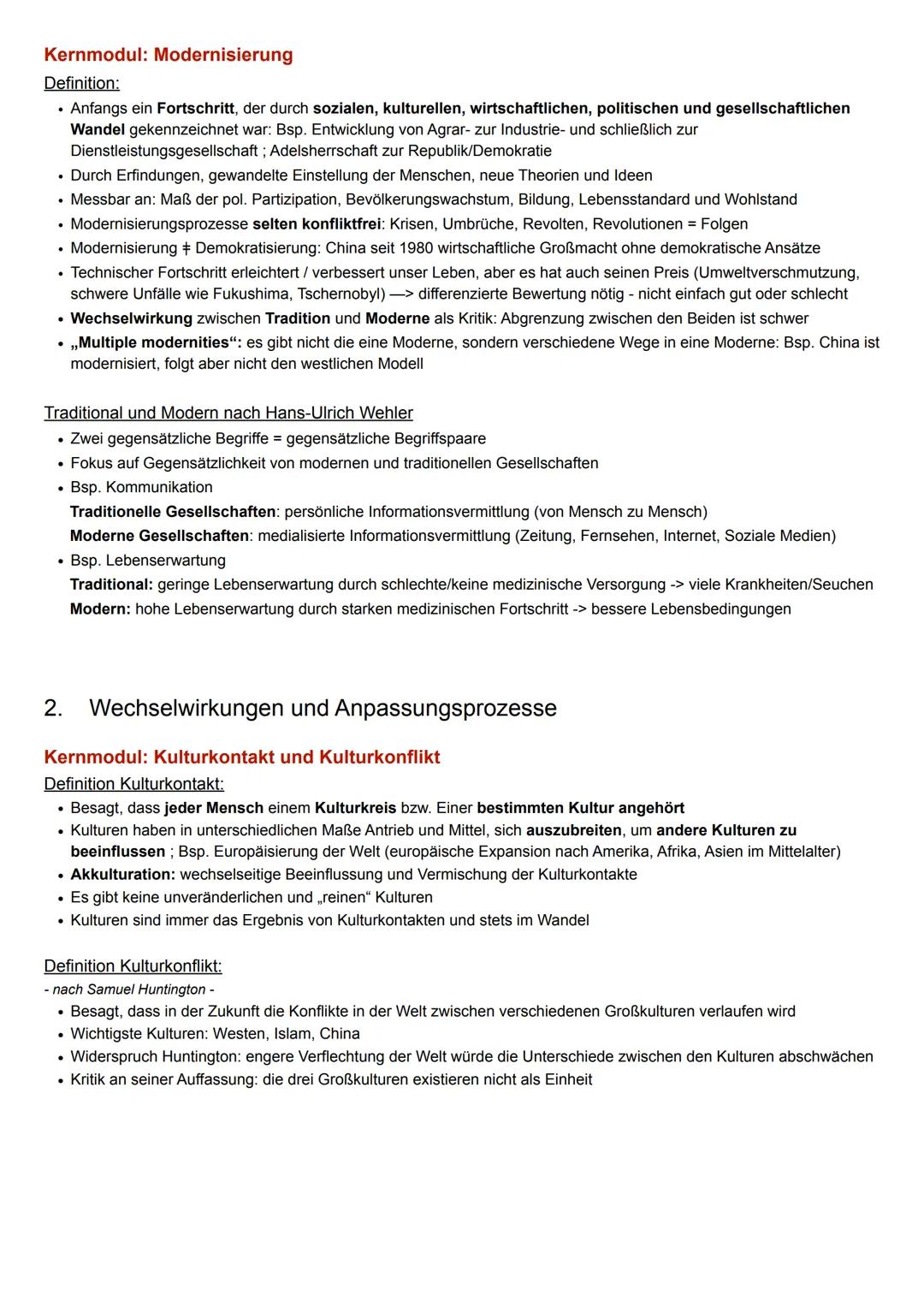 Kernmodule
1. Krisen, Umbrüche und Revolutionen
Kernmodul: Krisen
Definition:
Entwicklung mit Konflikten, Störungen und Widersprüchen, die u