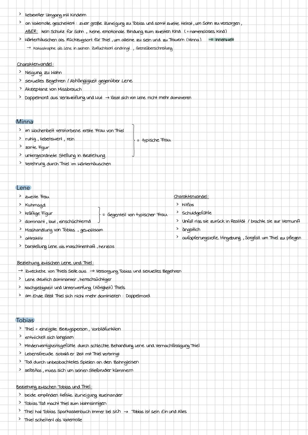 # Bahnwärter Thiel
## Inhaltszusammenfassung
### Teil 1:
> Bahnwärter Thiel, einfacher und fleißiger Arbeiter, verrichtet seit 40 Jahren