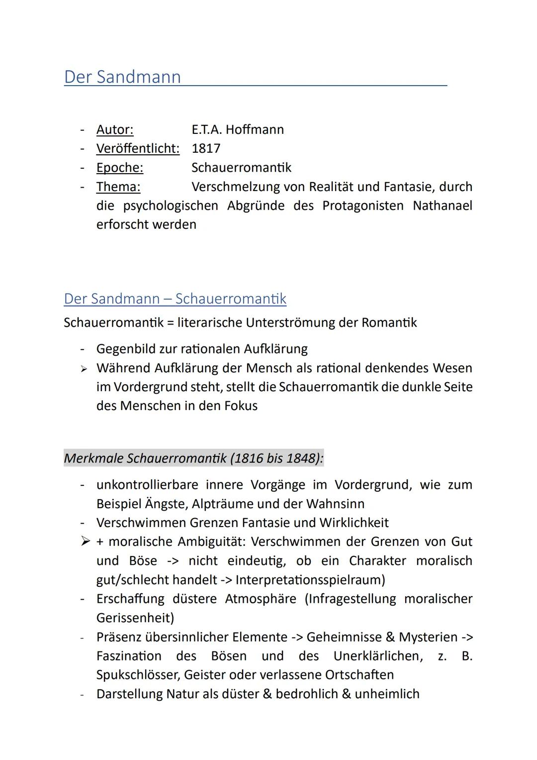DEUTSCH-GK LERNZETTEL ABITUR 2025
Romantische Lyrik (Q1.1)
- ca. 1795-1840
- Ablehnung der gesell. Normen & das alltägliche Leben
- Reaktion