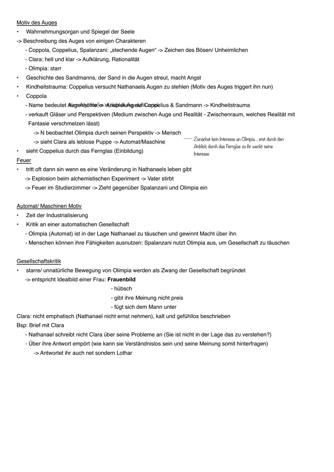 Der Sandmann
Autor:
Textsorte:
Erscheinungsjahr:
Epoche:
Hauptfiguren:
E.T.A Hoffmann
Erzählung
1816
Romantik
Nathanael, Clara, Olimpia, San