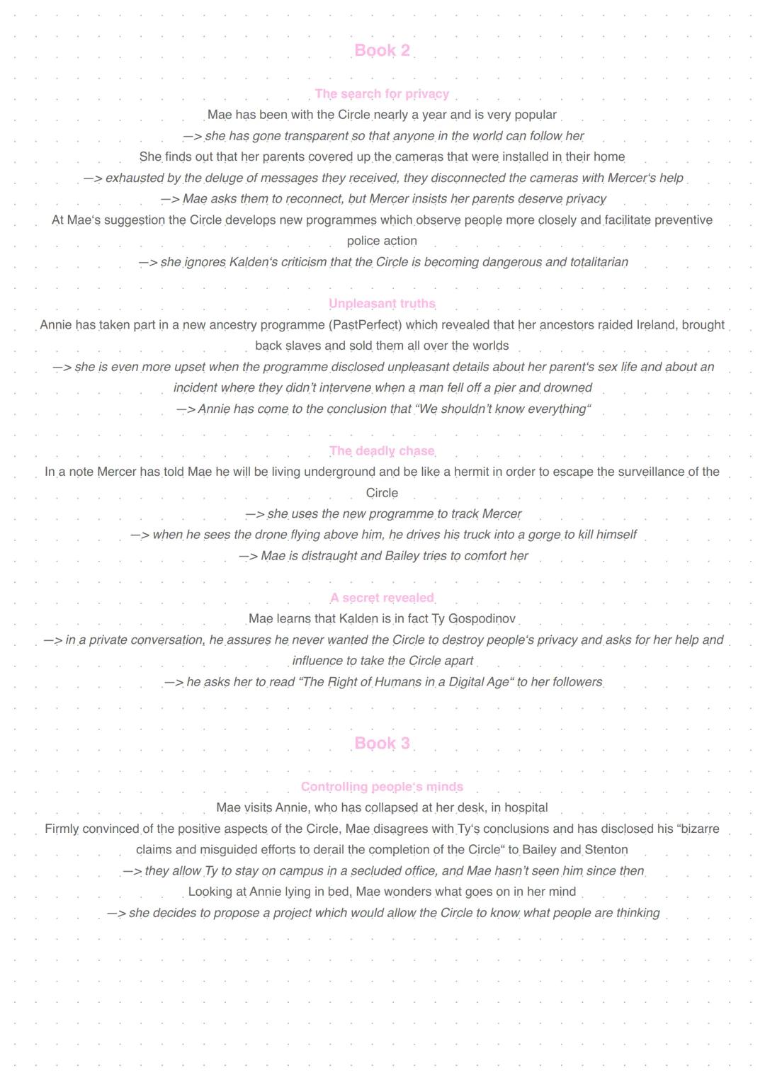 Key facts about "The Circle"
2013
Dave Eggers
Genre
Dystopian novel, science fiction
Setting
San Francisco, California
Time
Not-too-distant