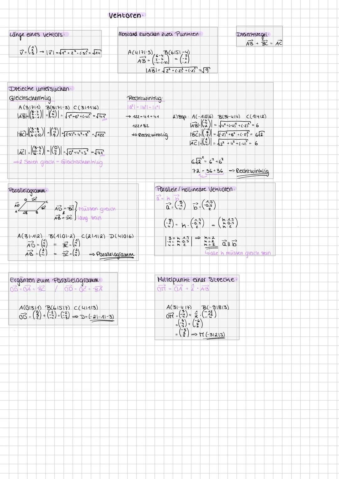 Lernzettel ZK 2025
Tangenten- und Normalengleichung.
Tangentengleichung
y=mx+b
f(x)=x³+2x²+4x-5 P(1|2)
1) f(1)=1+2+4-5
=2
2) f'(x)=3x²+4x+4