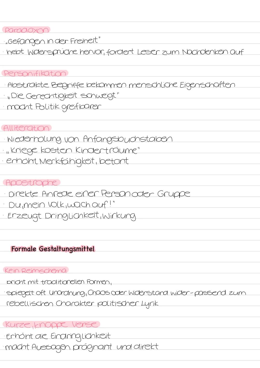 ZK Deutsch
Aufbau
Einleitung
- TATTE → Titel, Autor, Textsorte, Thema, Erscheinungsjahr
- Historischer Hintergrund (Epoche)
- kurze Infos zu