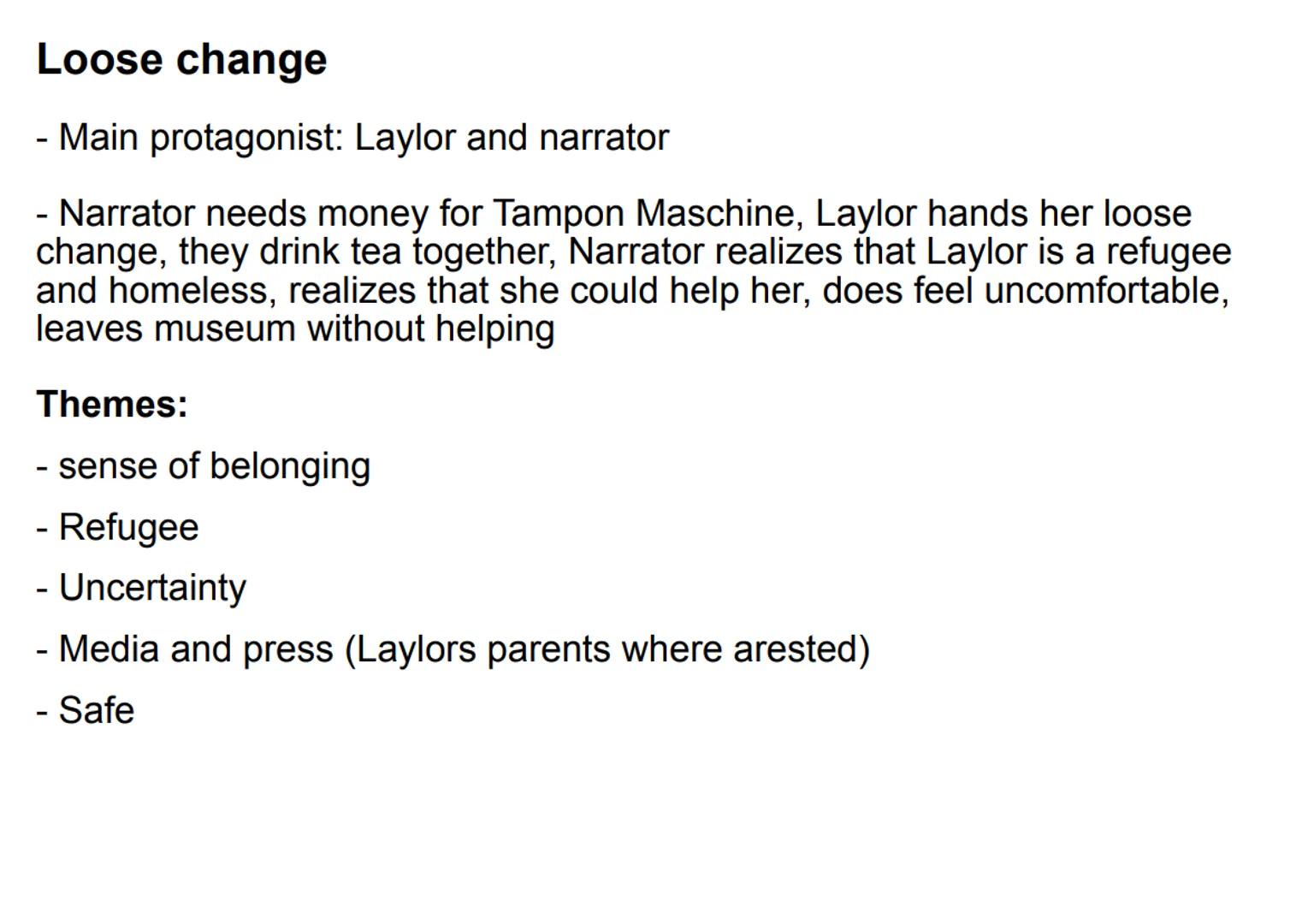 The Embassy of Cambodia
- Main Charakter: Fatou
- Ivory Coast (Afrika) => Willesden, London (GB)
- Works as a unpaid house keeper (modern da