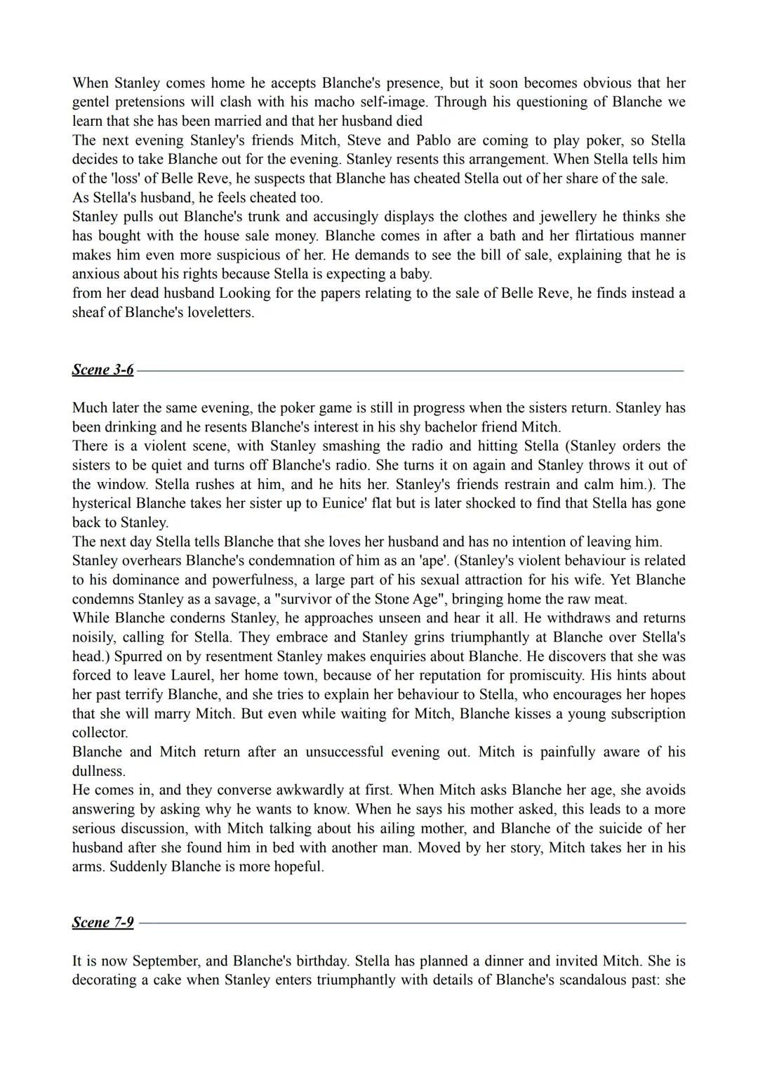 A Streetcar named desire
A streetcar named desire is a play written by Tennessee Williams and first performed on Broadway
on December 3, 194