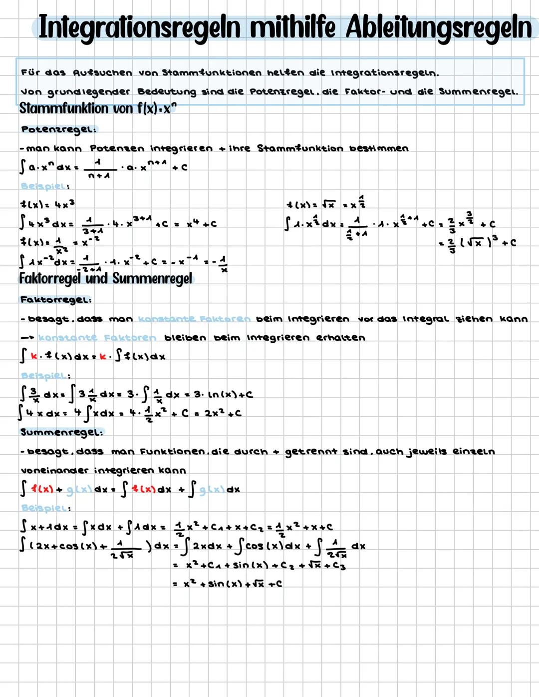 # Mathe Q1.1 Einführung in die Integralrechnung
- Bedeutung des Integrals als Bestandsgröße und als orientierter Flächeninhalt:
- Rekonstr