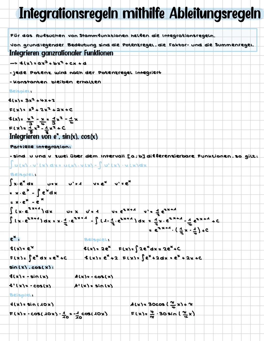 # Mathe Q1.1 Einführung in die Integralrechnung
- Bedeutung des Integrals als Bestandsgröße und als orientierter Flächeninhalt:
- Rekonstr