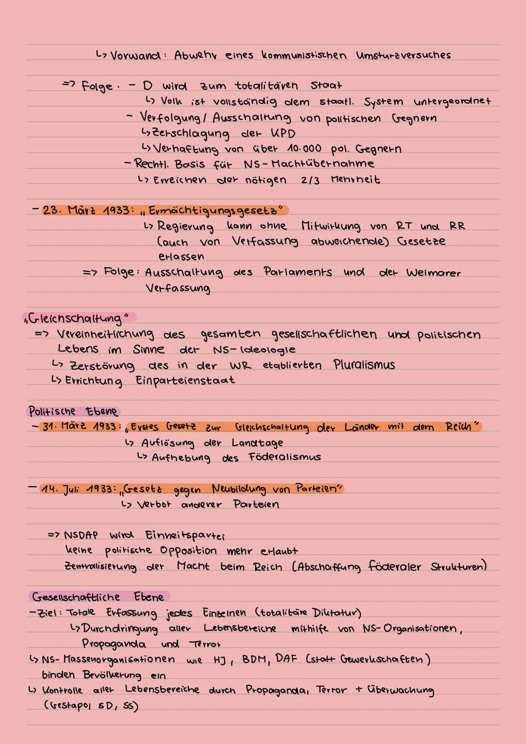 Überblick: Aufstieg der NSDAP
-1919: Eintritt Hitlers in die Deutsche Arbeiterpartei (DAP)
-1920: - Umbenennung der Partei in Nationalsozial