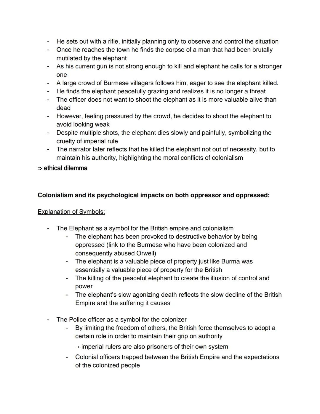 George Orwell - Shooting an Elephant (1936)
"Shooting an Elephant" is an essay by George Orwell recounting his experience
as a colonial poli