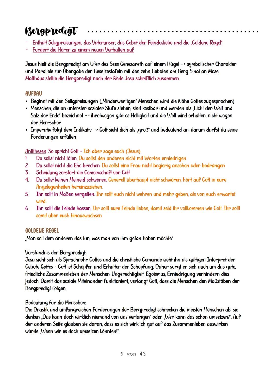 Religion Abi-Merkzettel
Q!: JESUS CHRISTUS UND DIE VERKUNDIGUNG SEINES REICHES
- Leben und Verkündigung Jesu (Historizität und Authenzität -