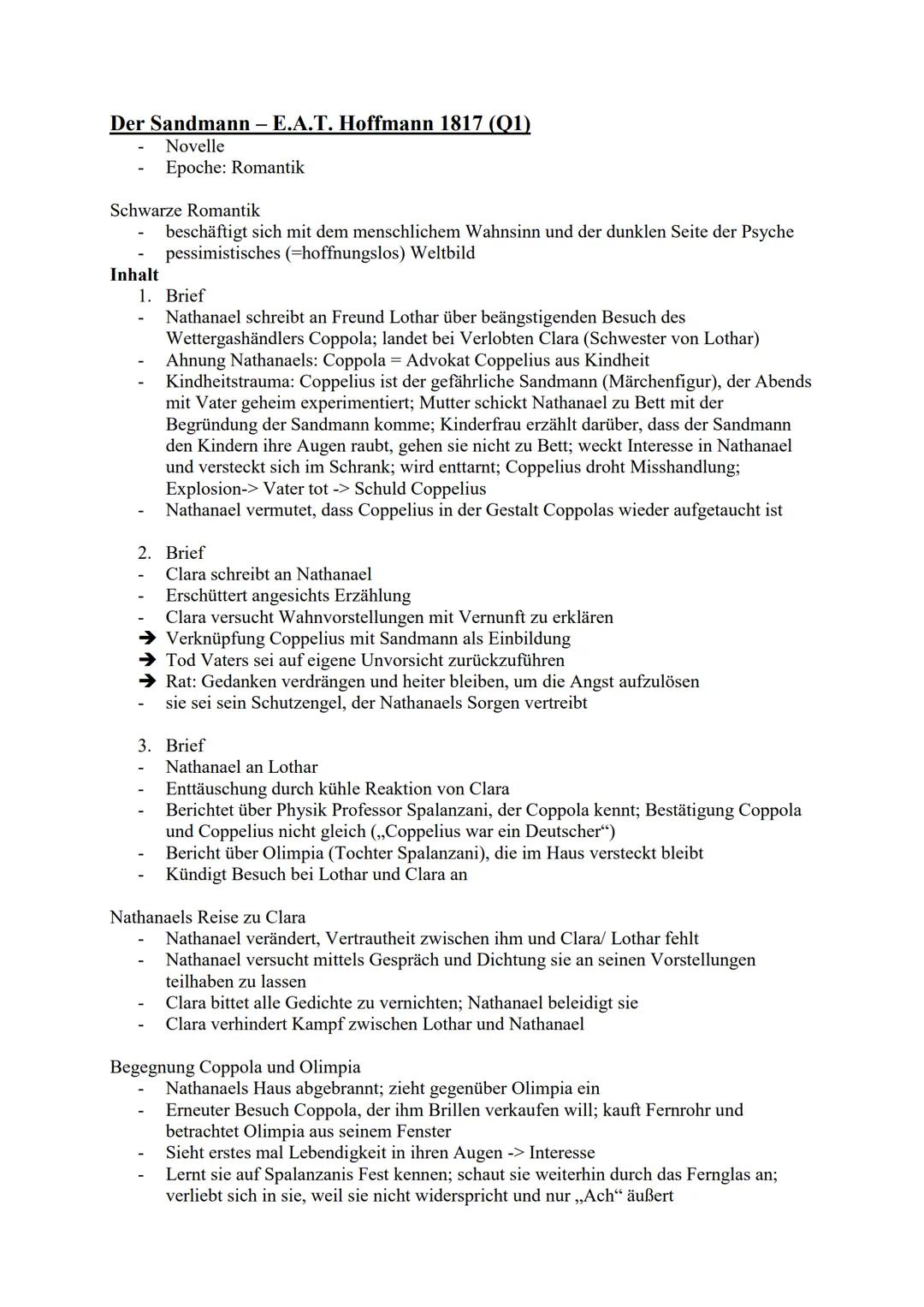 Deutsch Abitur Lernzettel
Lyrik
Aufklärung 1720-1800
- Welt mit Vernunft und Verstand erklären
- Einfache und verständliche Sprache
- Erzieh