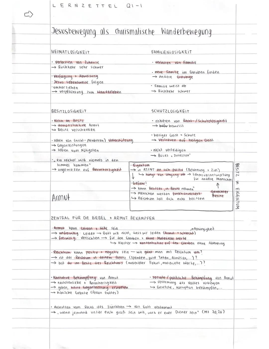 LERNZETTEL
Q1-1
06.11.23
Quellen uber Jesus
Evangelien (Markus (MK), Matthaus (MI), Lukas (Lk))
→ Evangelisten auch Synoptiker → literarisc