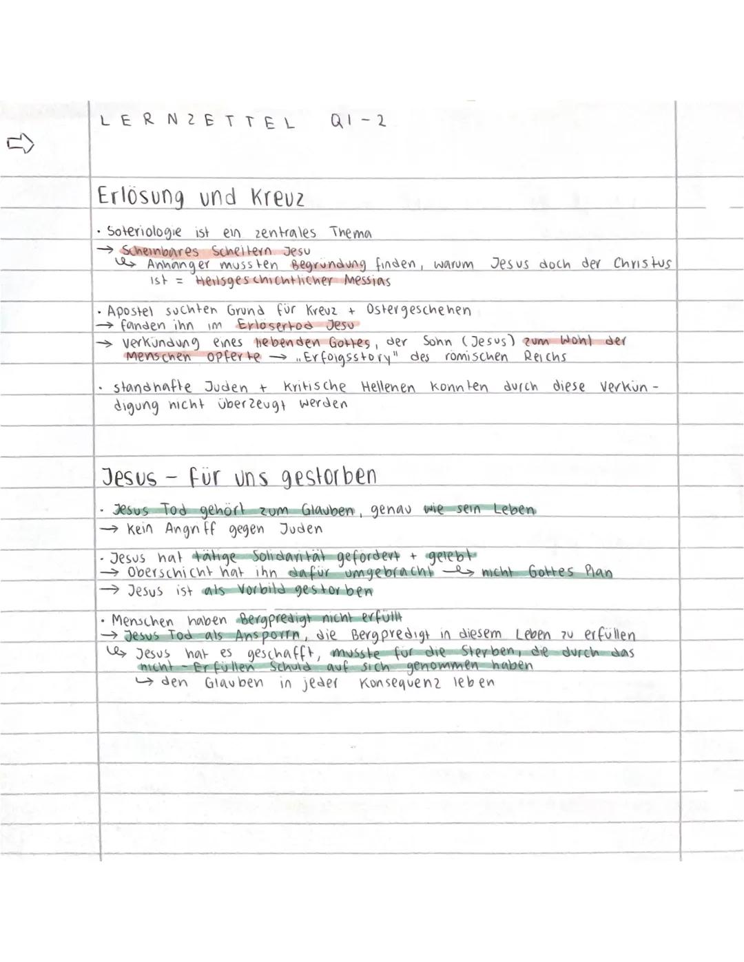 LERNZETTEL
Q1-1
06.11.23
Quellen uber Jesus
Evangelien (Markus (MK), Matthaus (MI), Lukas (Lk))
→ Evangelisten auch Synoptiker → literarisc