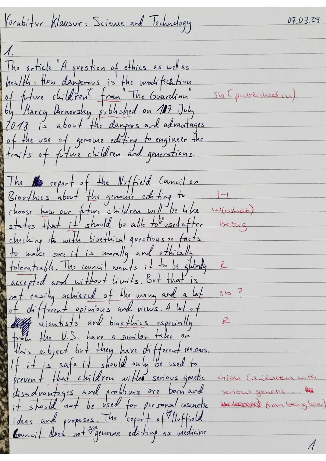 ## Klausur Vorabitur
## Part B: Mediation
**Assignment:**
Your partner school in Edinburgh is planning a special edition of the school mag