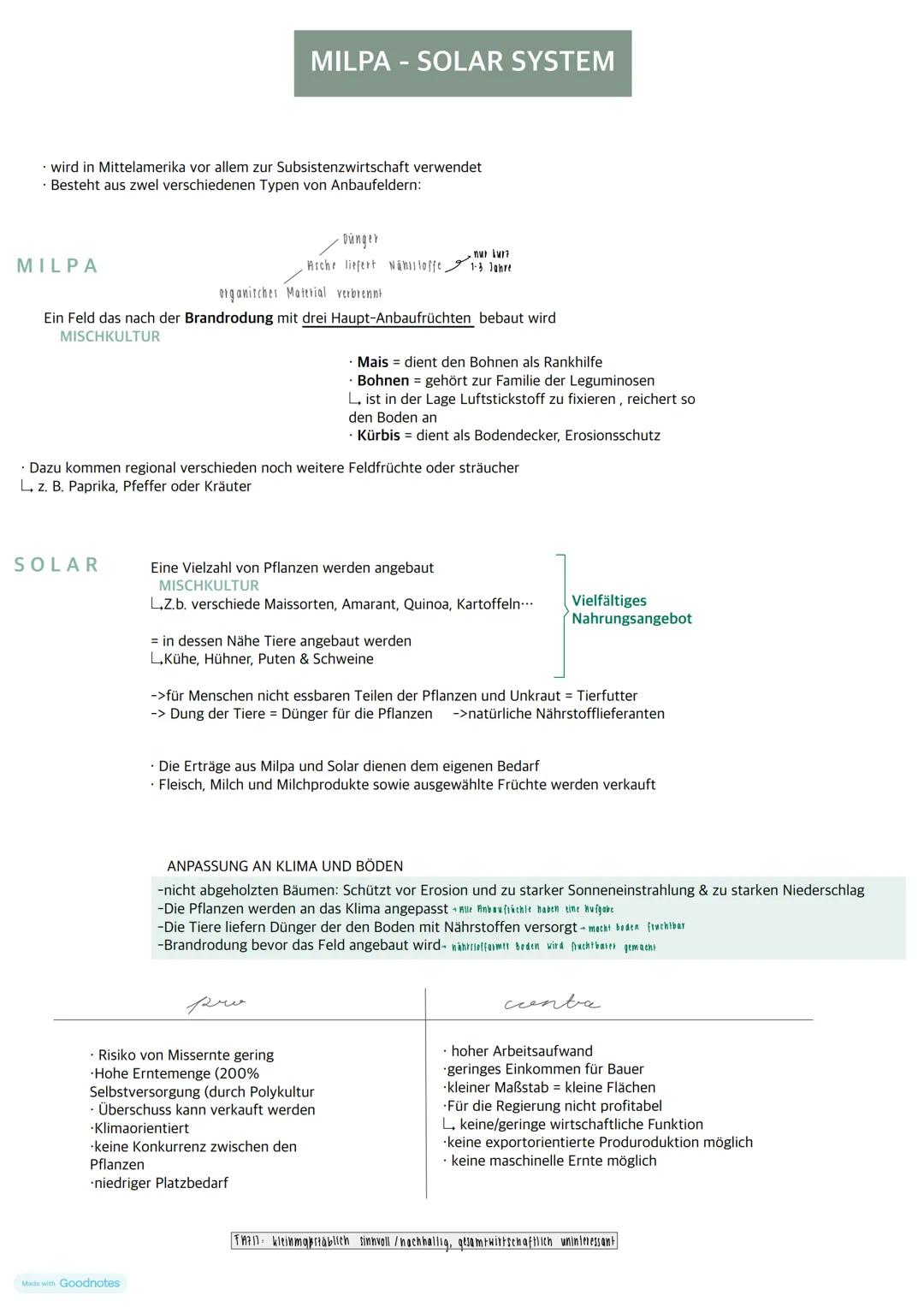 # Landwirtschaft --- OCR Start ---
Fachbegriffe
Food crops
Regenfeldbau
Der Regenfeldbau ist eine Form des Bodenbaus, die
ausschließlich mit