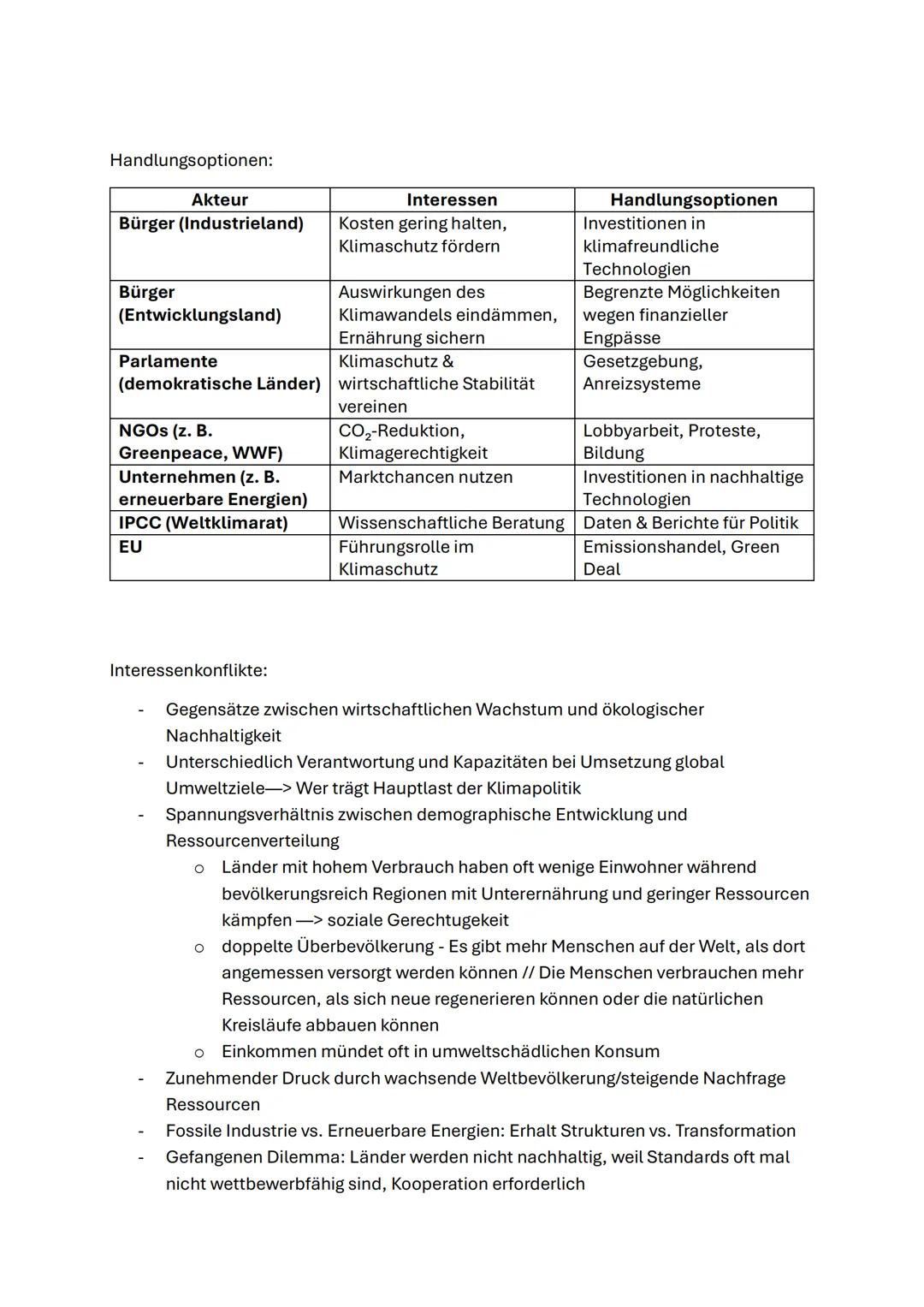 Powi Q4 Klausur
Rahmenbedingungen europäischer und globaler Umweltpolitik
- globale CO2 Bepreisung: CO2 Preis für Benzin, Heizöl und Gas und