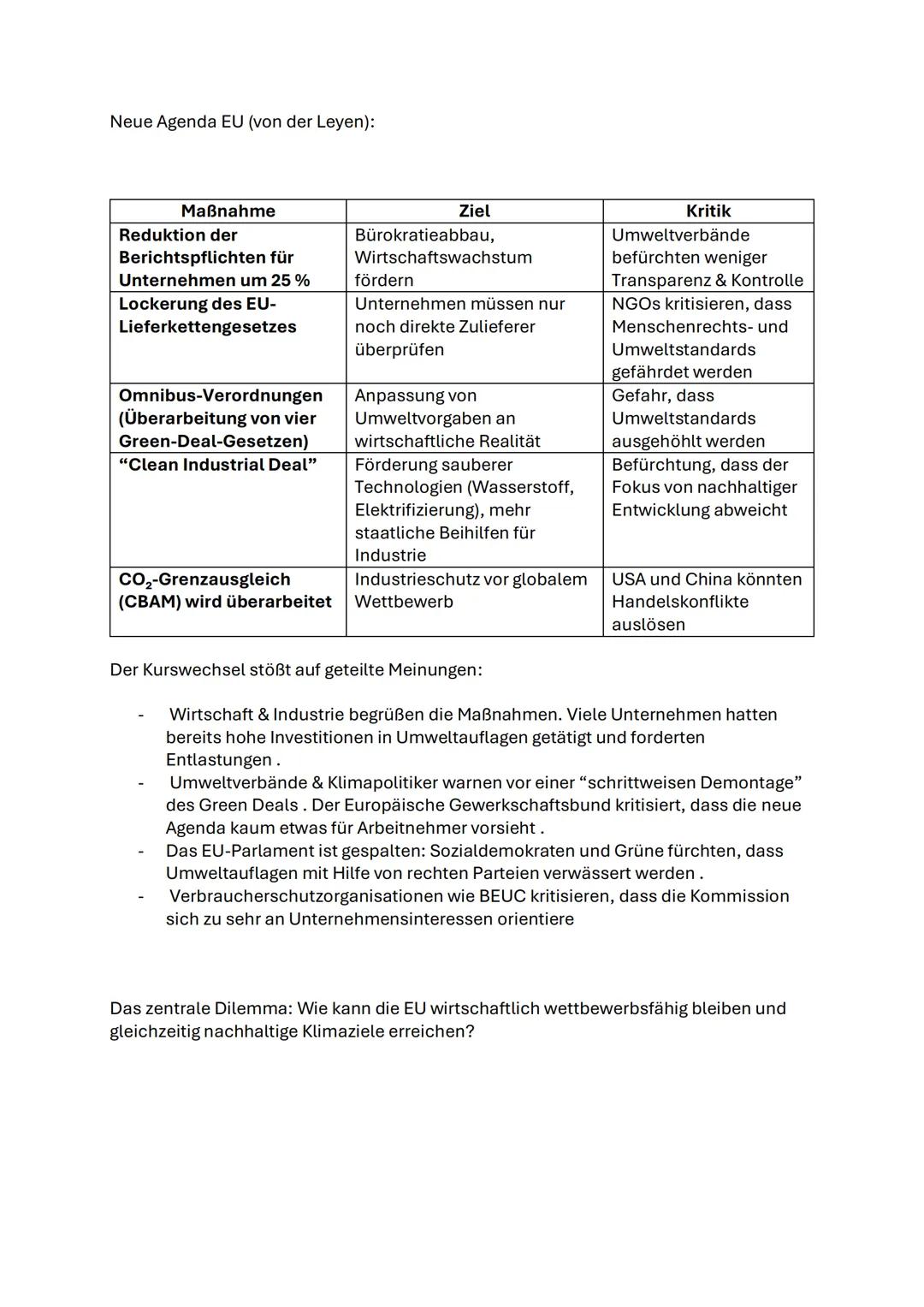 Powi Q4 Klausur
Rahmenbedingungen europäischer und globaler Umweltpolitik
- globale CO2 Bepreisung: CO2 Preis für Benzin, Heizöl und Gas und