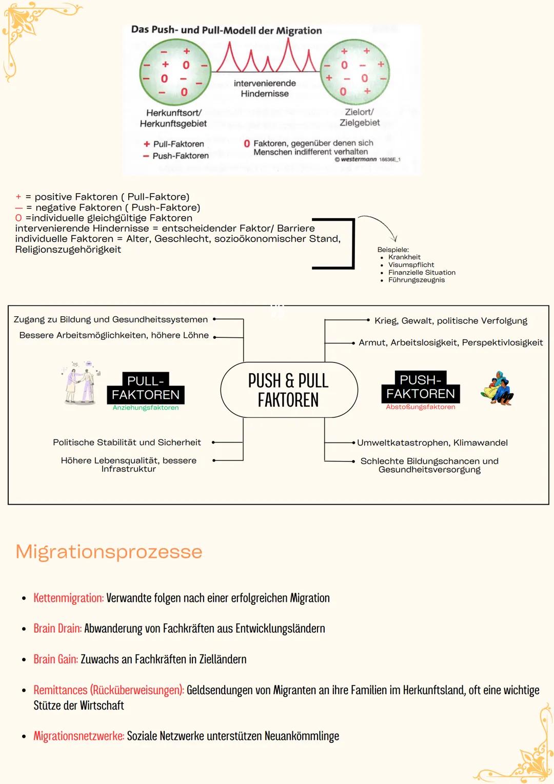 BEVÖLKERUNG & MIGRATION
MIGRATION GRUNDLAGEN
Definition
Migration bezeichnet die dauerhafte oder vorübergehende Verlagerung des Wohnsitzes
v