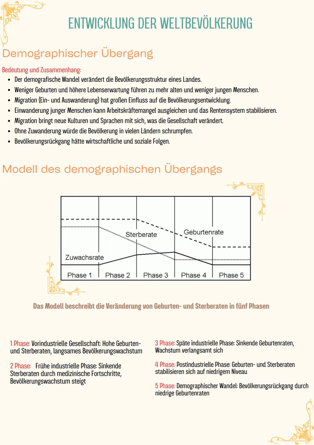 BEVÖLKERUNG & MIGRATION
MIGRATION GRUNDLAGEN
Definition
Migration bezeichnet die dauerhafte oder vorübergehende Verlagerung des Wohnsitzes
v