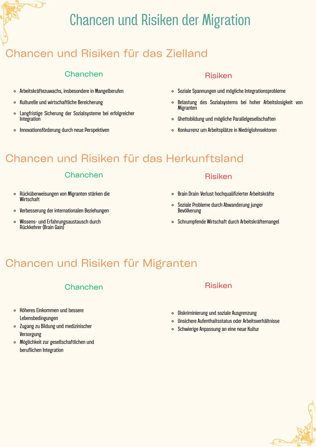 BEVÖLKERUNG & MIGRATION
MIGRATION GRUNDLAGEN
Definition
Migration bezeichnet die dauerhafte oder vorübergehende Verlagerung des Wohnsitzes
v