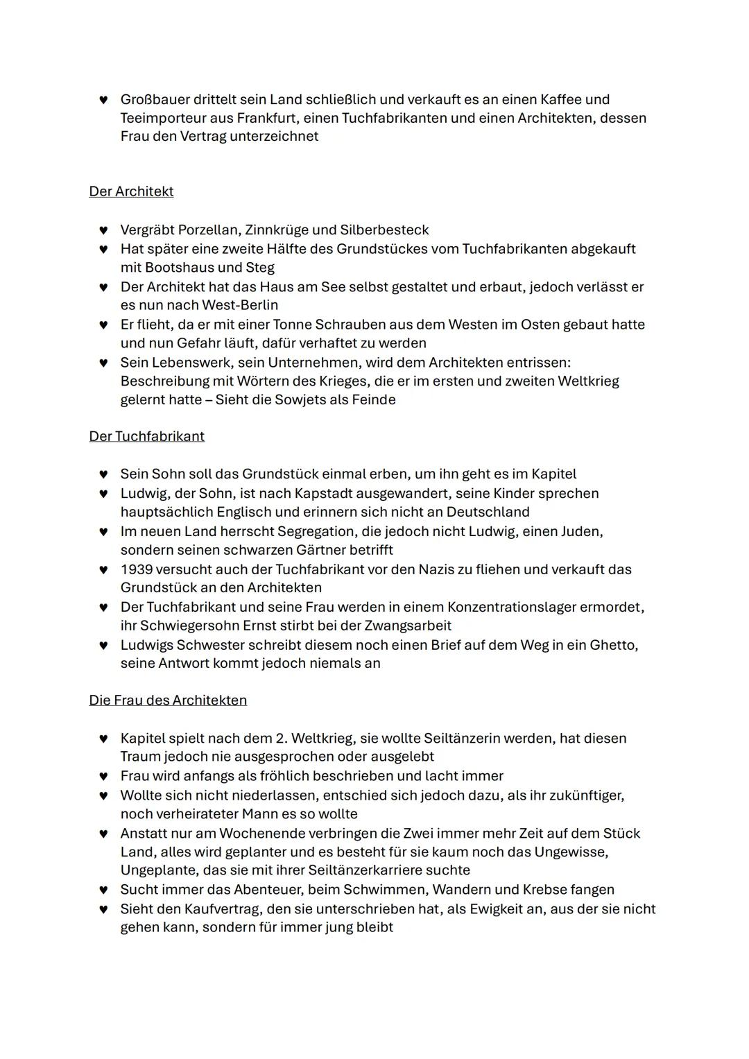 Deutsch Mündliche Prüfung Lernzettel
Heimsuchung - Jenny Erpenbeck - 2007
Kurzübersicht
♥ Ausschnitthafte Darstellung des 20. Jahrhunderts
♥