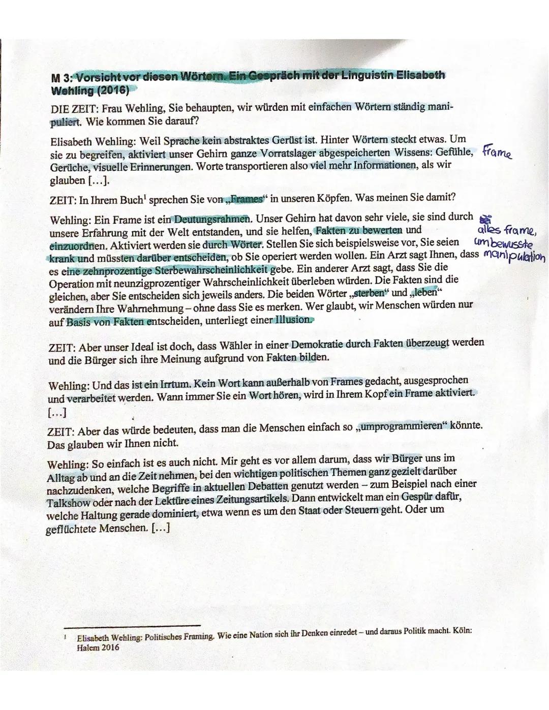 Klausur Nr. 2
Aufgabentyp IV: Materialgestütztes Verfassen eines Textes mit fachspezifischem
Name: 
Bezug
Aufgabenstellung
Situation
Im Rahm