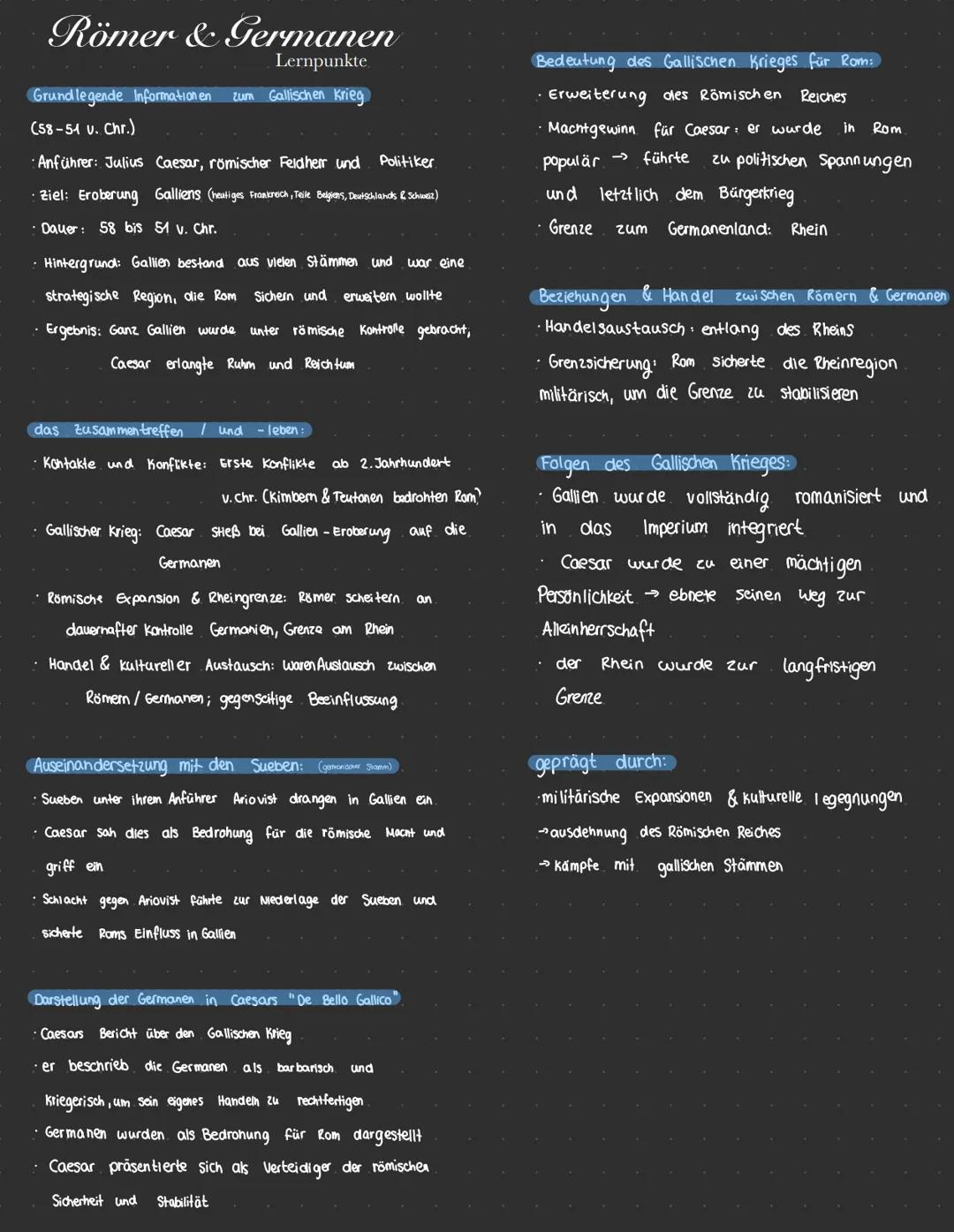 Historischer Kontext Römer & Germanen