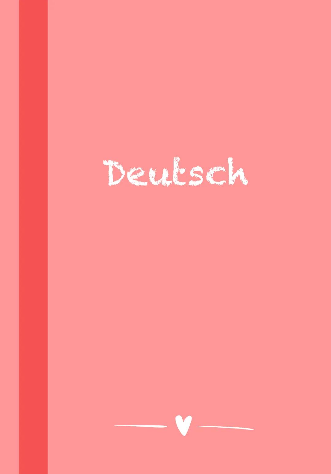 Deutsch Lernzettel Abi 25 (mündliche Prüfung)