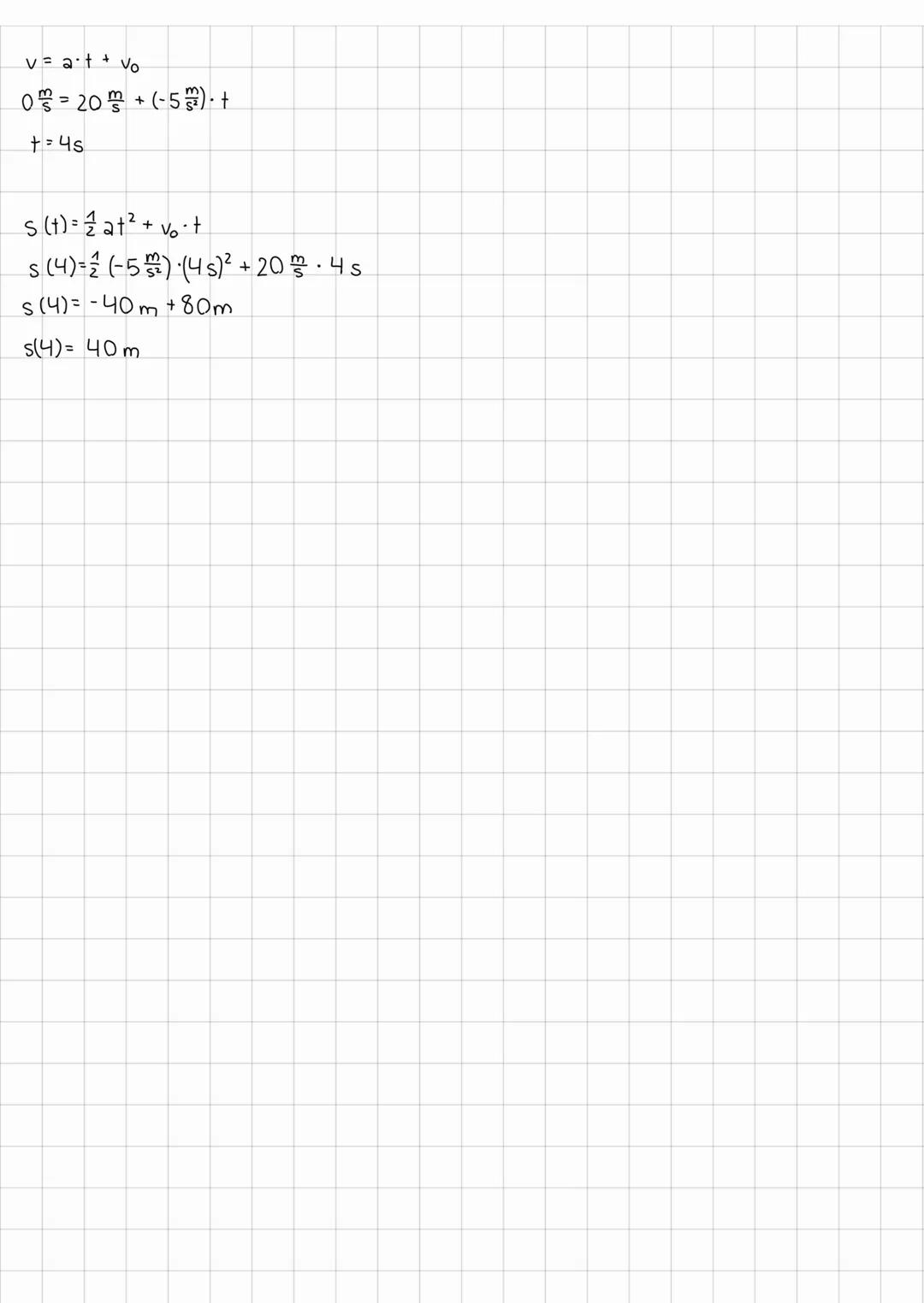 # Physik
Gleichförmige Bewegung
ein Körper bewegt sich mit konstanter
Geschwindigkeit
- s ist proportional zu t ($s
eg t$)
- Steigung ents
