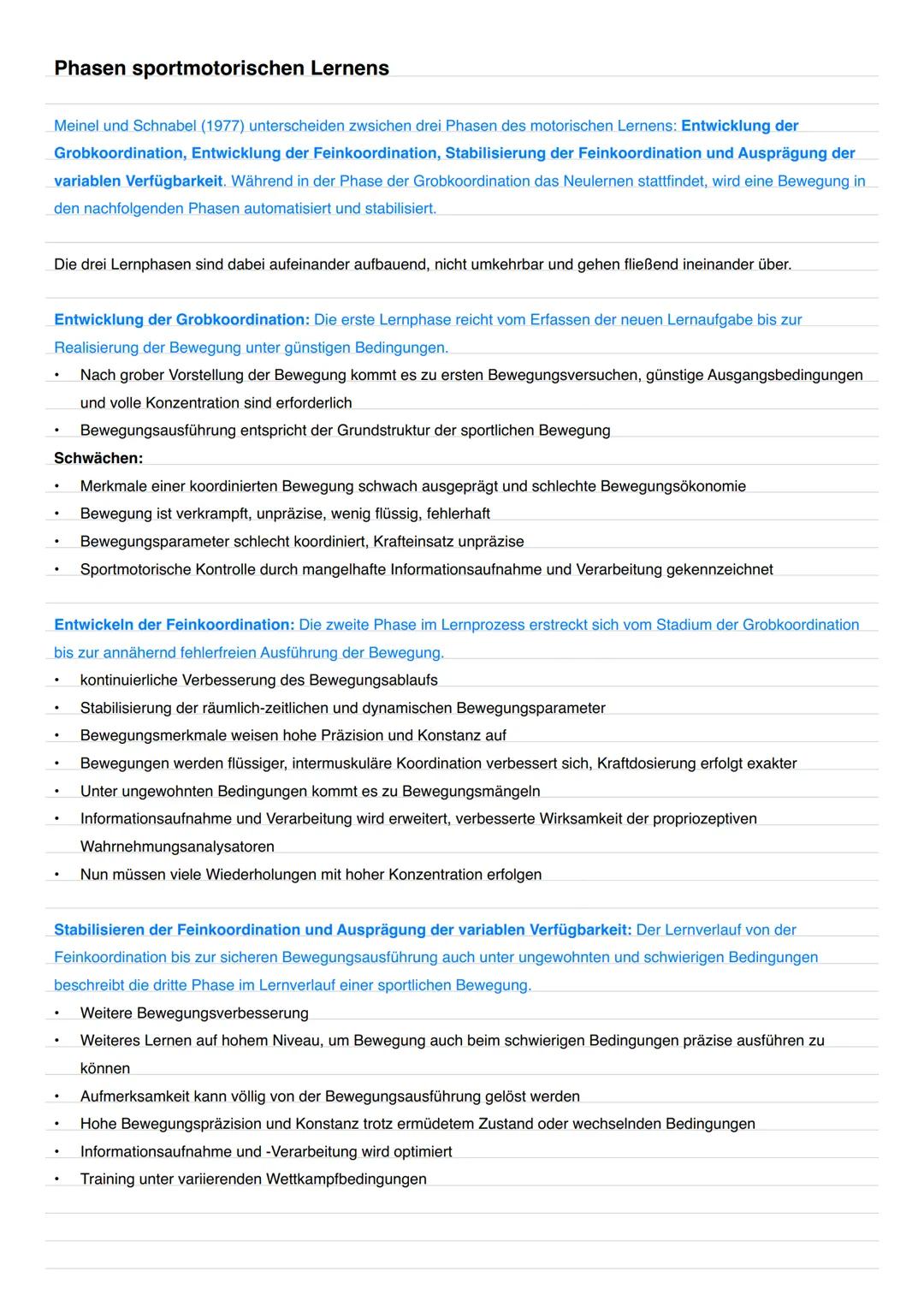 # SPORT Abitur
2025 # Themen für die Abi-Klausur am 06.05.25
**Inhaltsfeld a: Bewegungsstruktur und Bewegungslernen**
**Prinzipien und Ko
