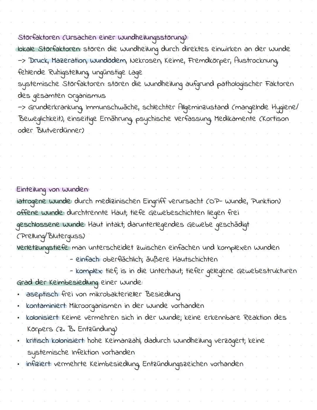 wundheilung
Der Heilungsprozess einer wunde hängt von mehreren Faktoren (z. B. Ursache, Art
und Tiefe der wunde) ab. Der komplexe wundheilun