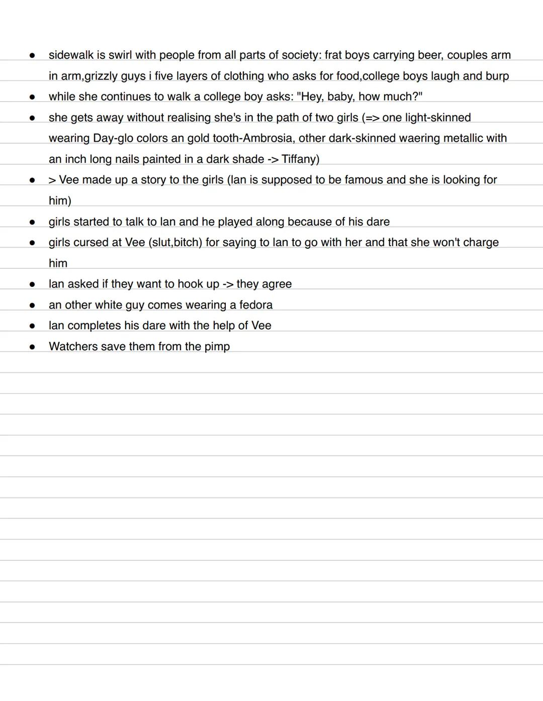 Nerve - Jeanne Ryan (detailed summery)
prologue
- Abigail is followed by Watchers
- she leaves her house -> seeks freedom
- drives away with