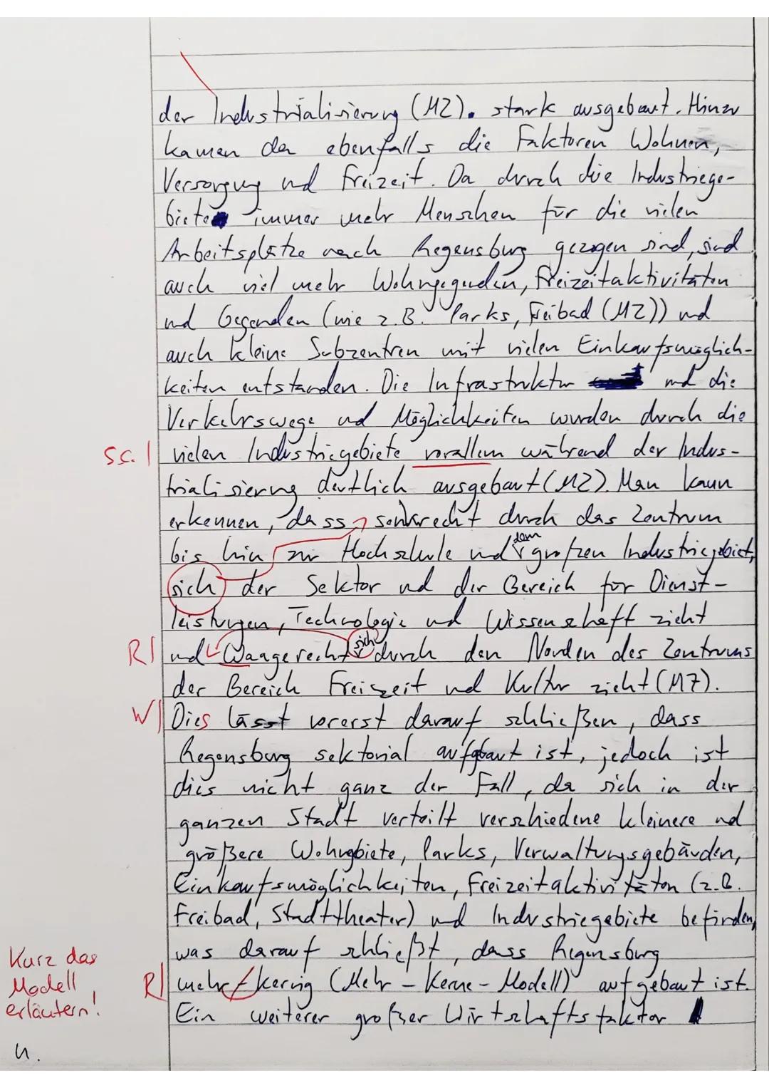 Thema: Historisch-genetische Entwicklung und funktionaler Wandel von
Städten am Beispiel Regensburg
Aufgabenstellung:
1. Lokalisieren Sie Re