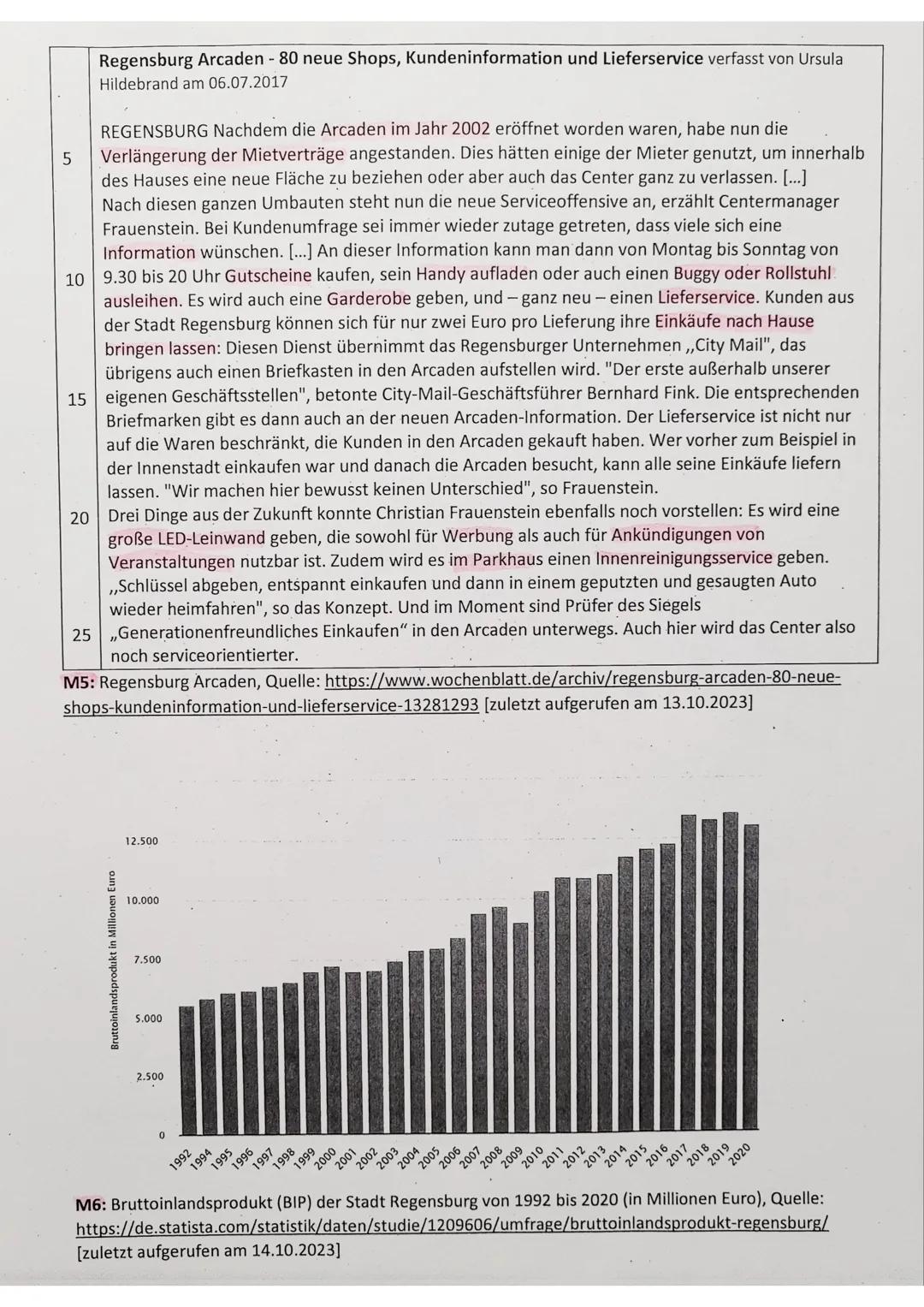 Thema: Historisch-genetische Entwicklung und funktionaler Wandel von
Städten am Beispiel Regensburg
Aufgabenstellung:
1. Lokalisieren Sie Re