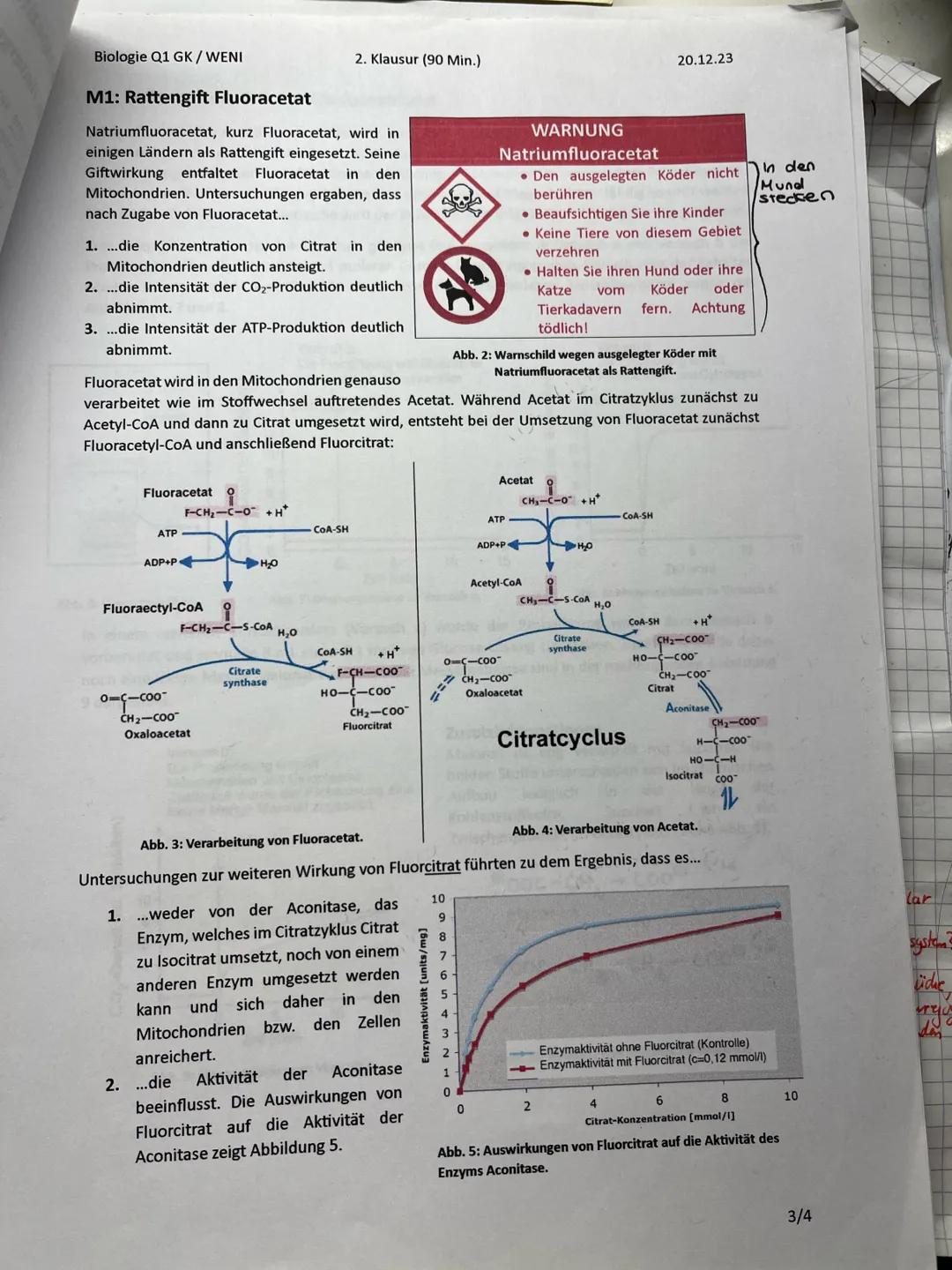 --- OCR Start ---
it
ト
at
+
Biologie Q1 GK/WENI
2. Klausur (90 Min.)
Nachschreibeklausur für
Mia Wiehl
08.01
20.12.23
Aufgabe 1: Rattengift