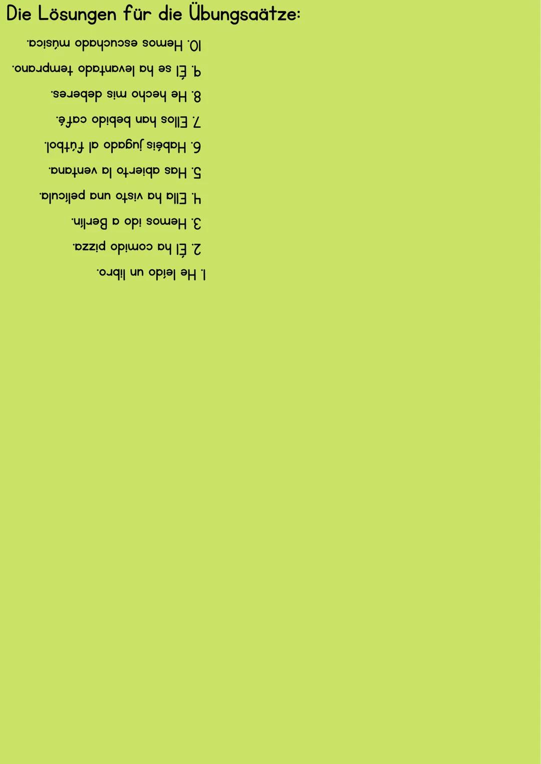 PRETERITO PERFECTO
Was ist das?
-PERFEKT
->etwas was in der Vergangenheit
begang und immer noch Auswirkungen
auf die heutige Zeit hat
->entw