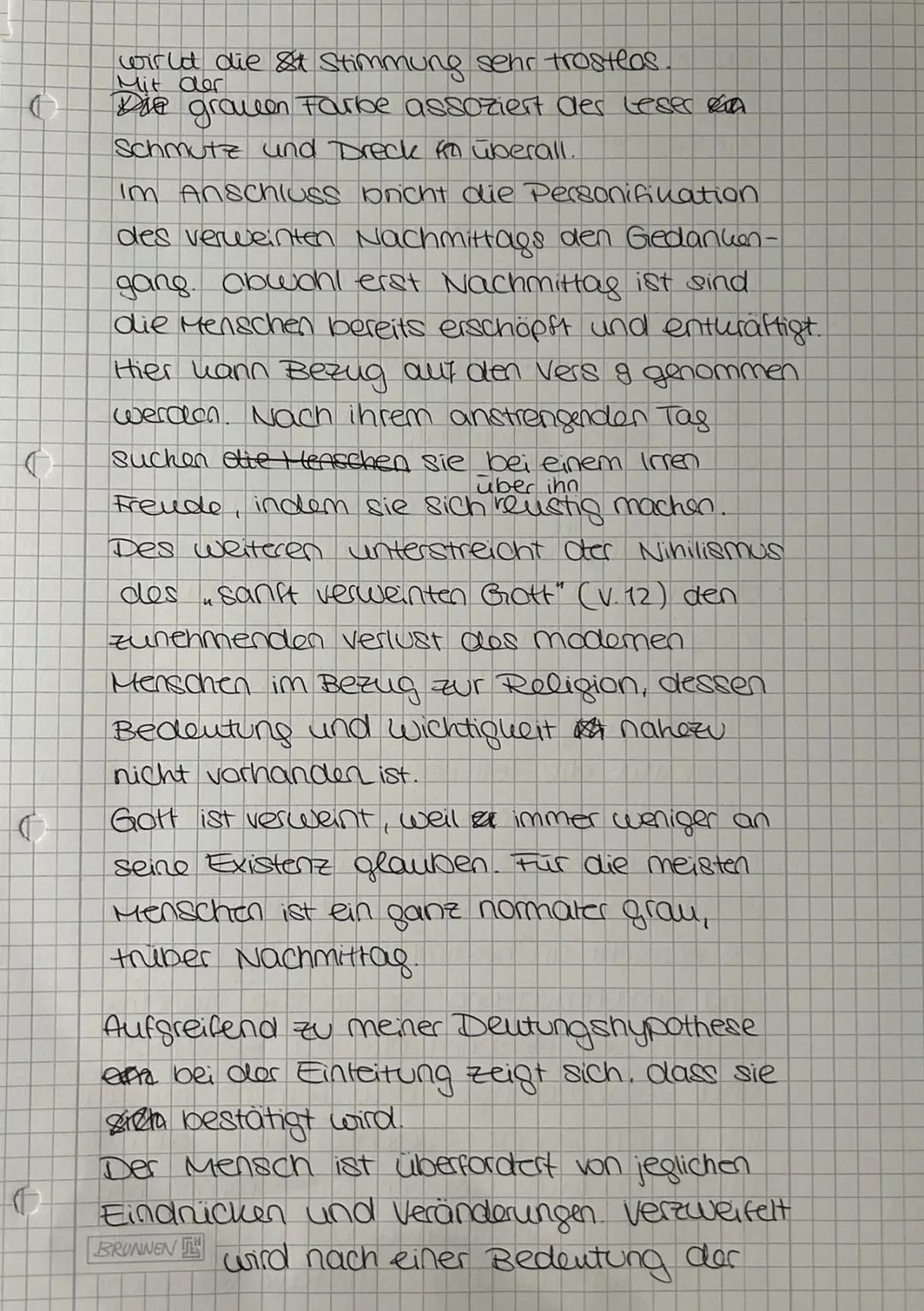 ## Alfred Lichtenstein:
Die Stadt (1913)
**Farbsymbolile**
* 4 Strophen, jeweils 3 Verse
* weibliche Kadenz
* verschränkter Reim (durchgän