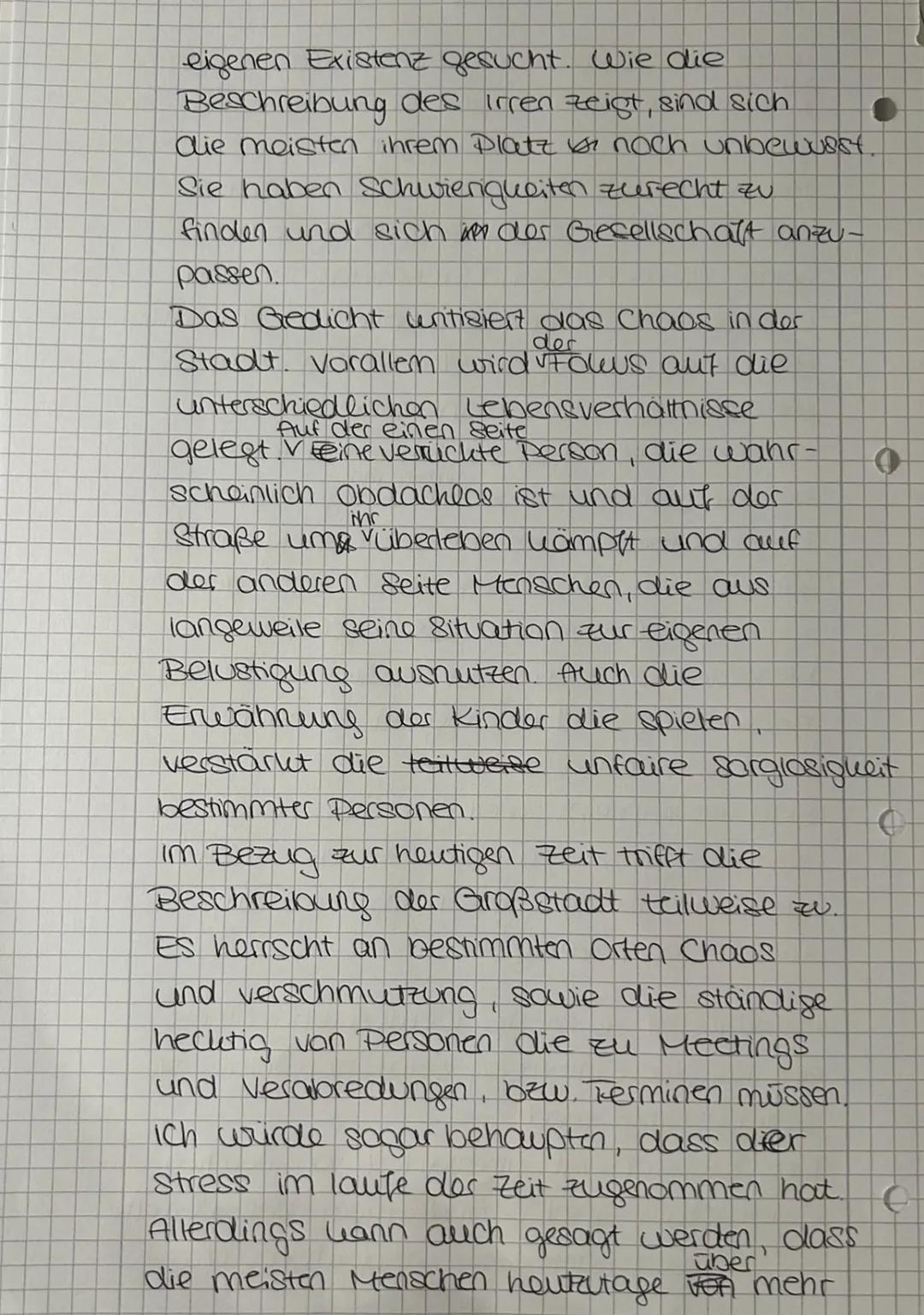 ## Alfred Lichtenstein:
Die Stadt (1913)
**Farbsymbolile**
* 4 Strophen, jeweils 3 Verse
* weibliche Kadenz
* verschränkter Reim (durchgän